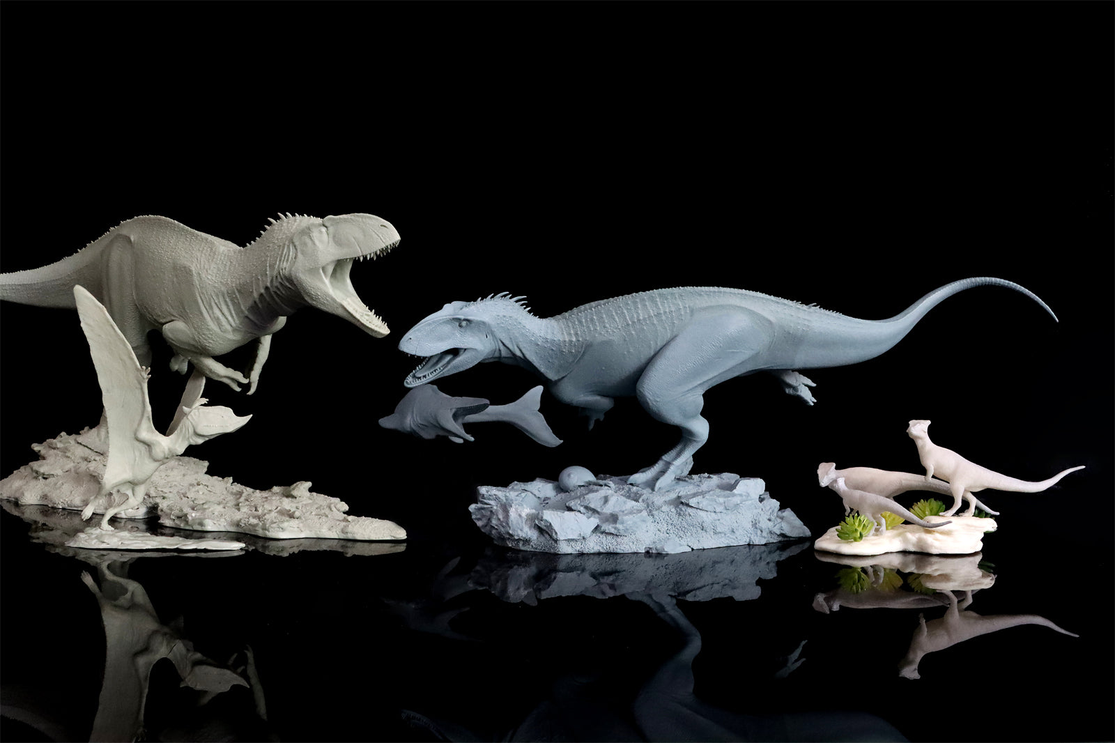 MK Studio 1:20 Scale Sinraptor Couple Scene Statue