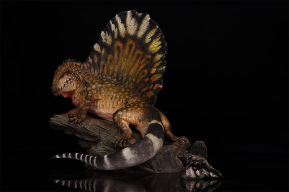 DM 1:5 Dimetrodon Scene Painted Version