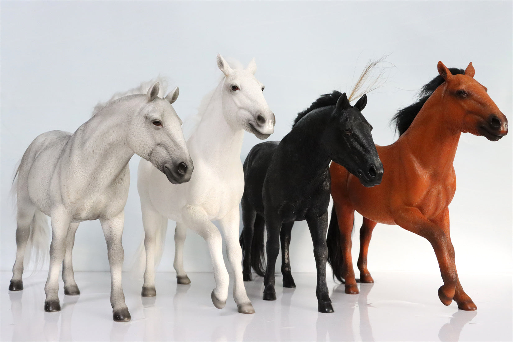 JXK 1/6 Mongolian Horse Model