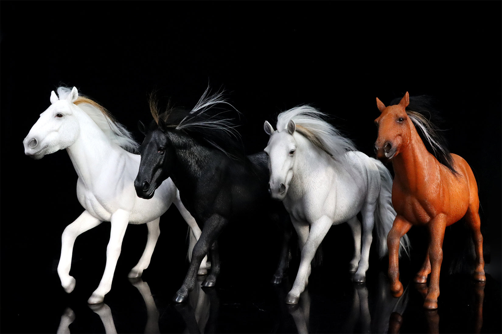 JXK 1/6 Mongolian Horse Model