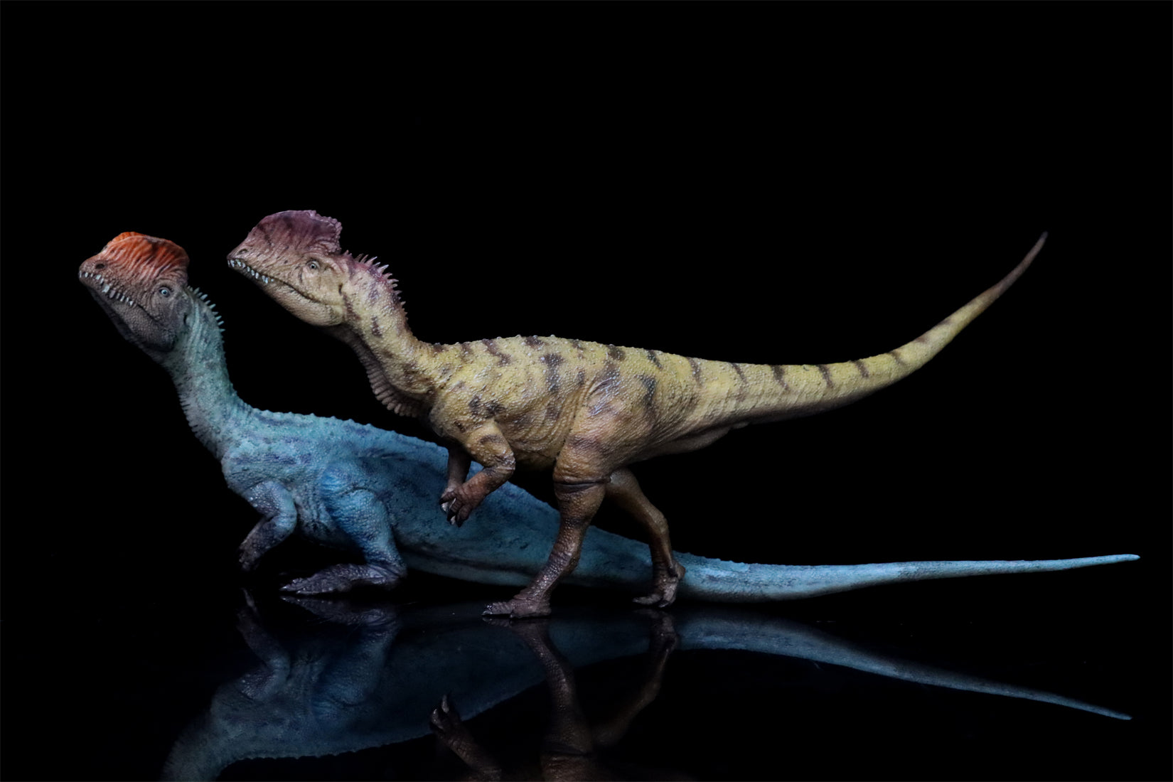 HAOLONGGOOD 1:35 Scale Dilophosaurus Pair Model