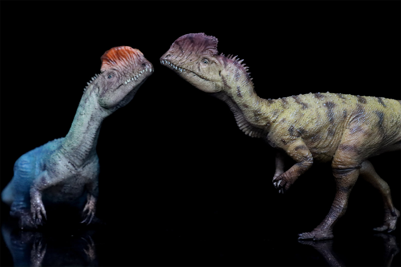 HAOLONGGOOD 1:35 Scale Dilophosaurus Pair Model