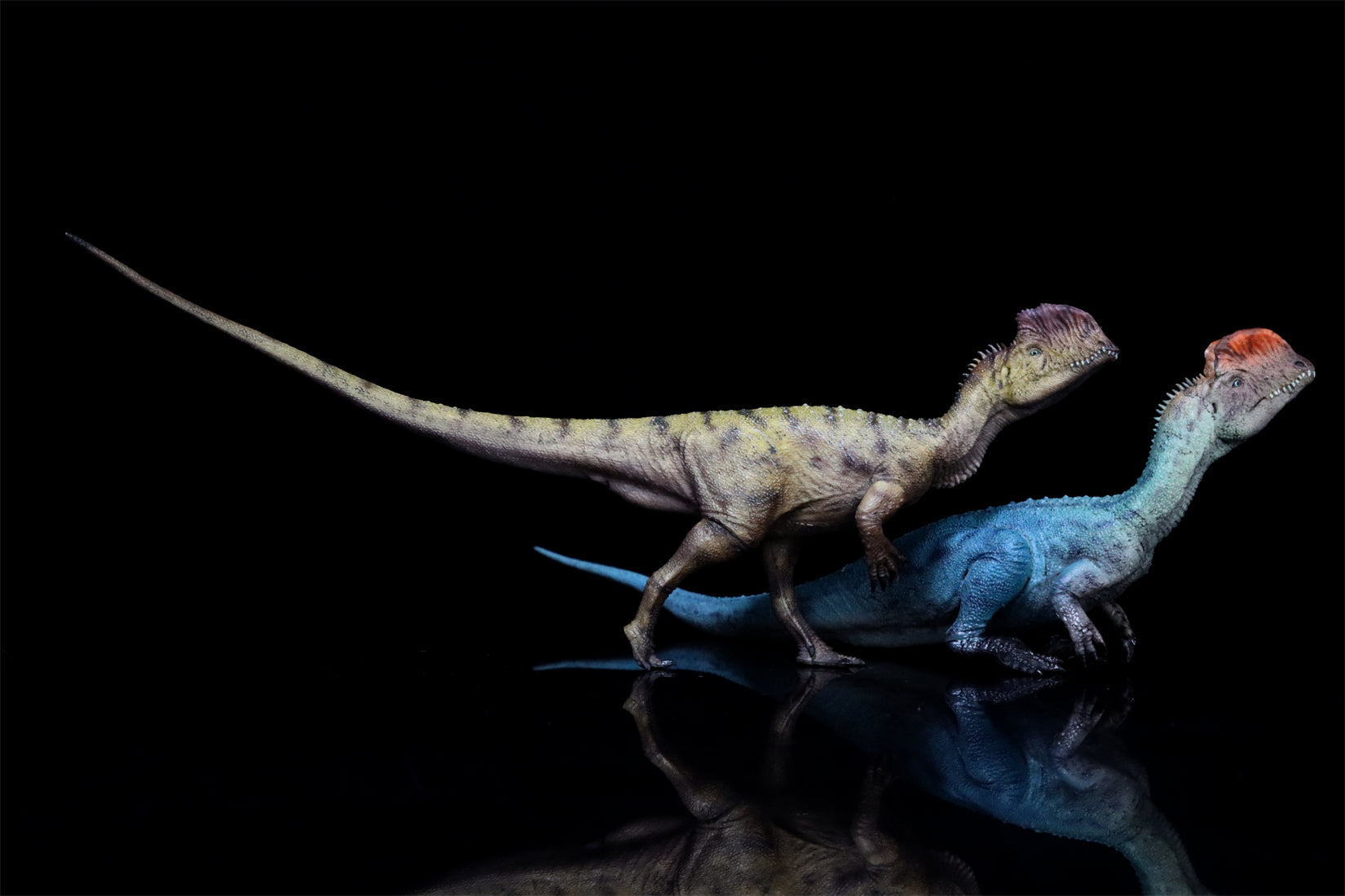 HAOLONGGOOD 1:35 Scale Dilophosaurus Pair Model