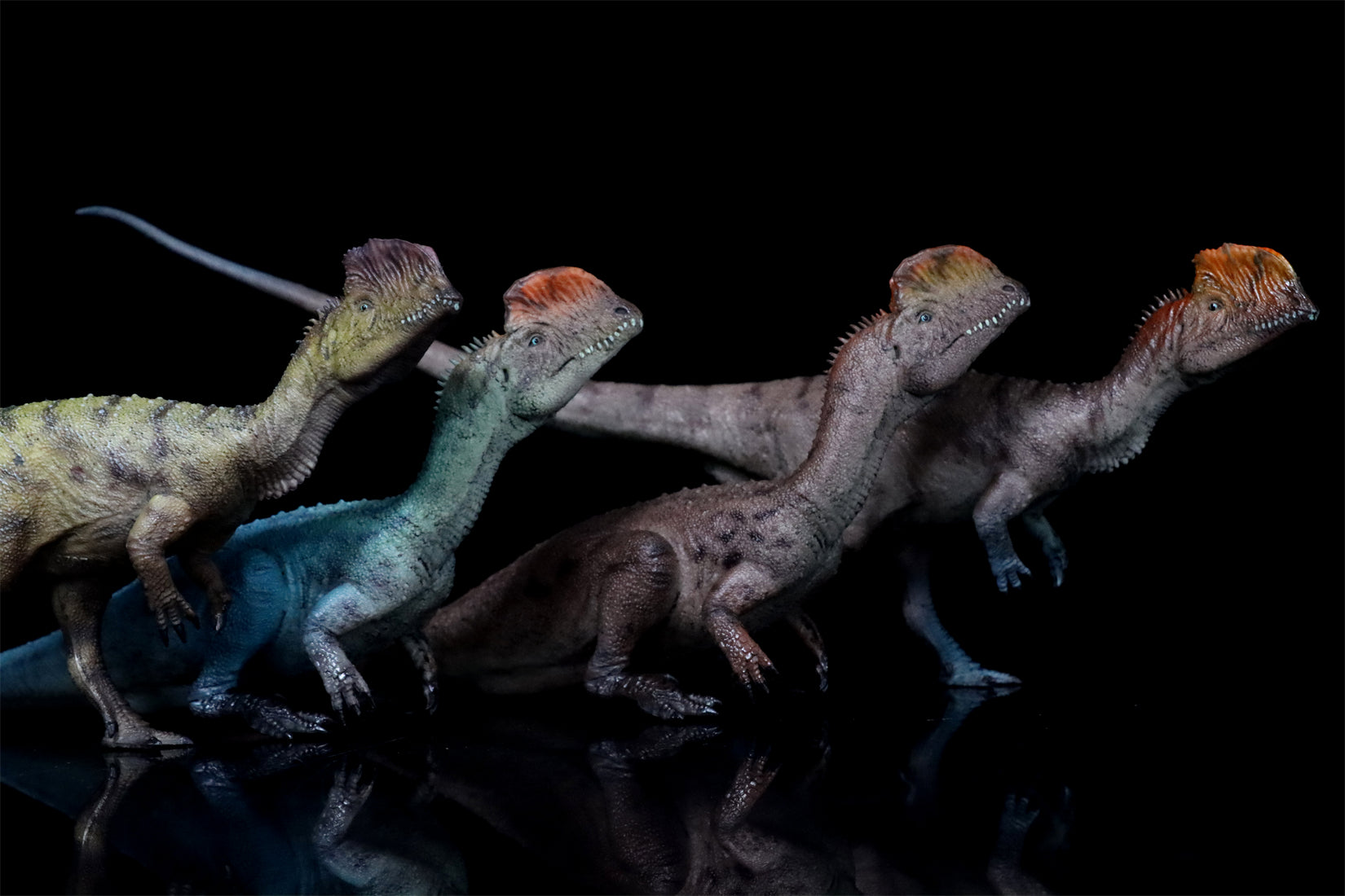 HAOLONGGOOD 1:35 Scale Dilophosaurus Pair Model