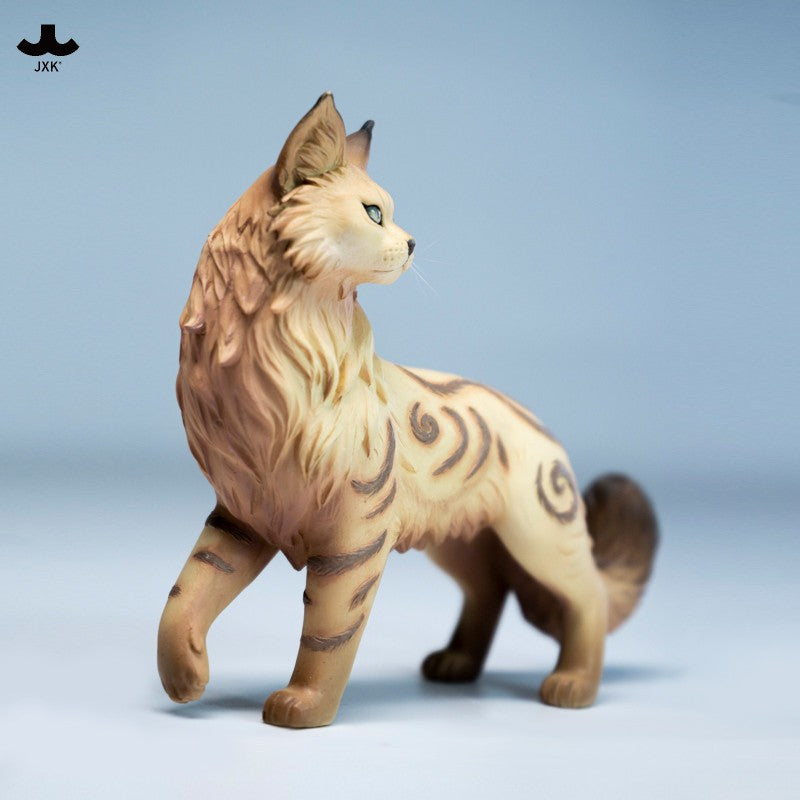 JXK Misty Forest Cat Figurine