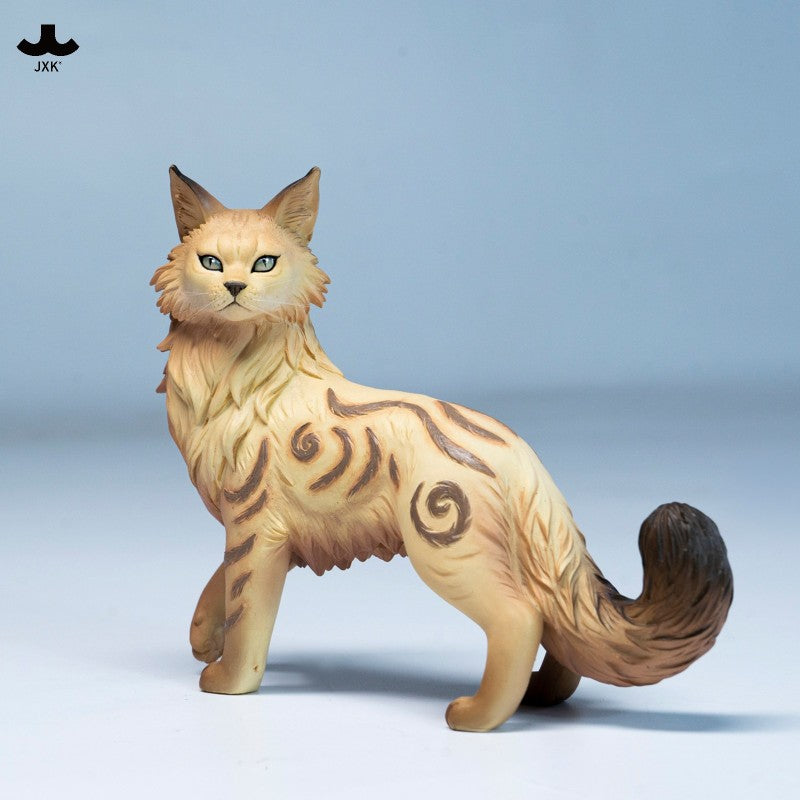 JXK Misty Forest Cat Figurine
