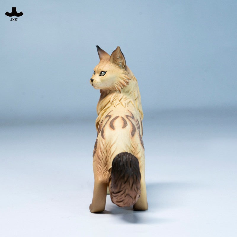 JXK Misty Forest Cat Figurine