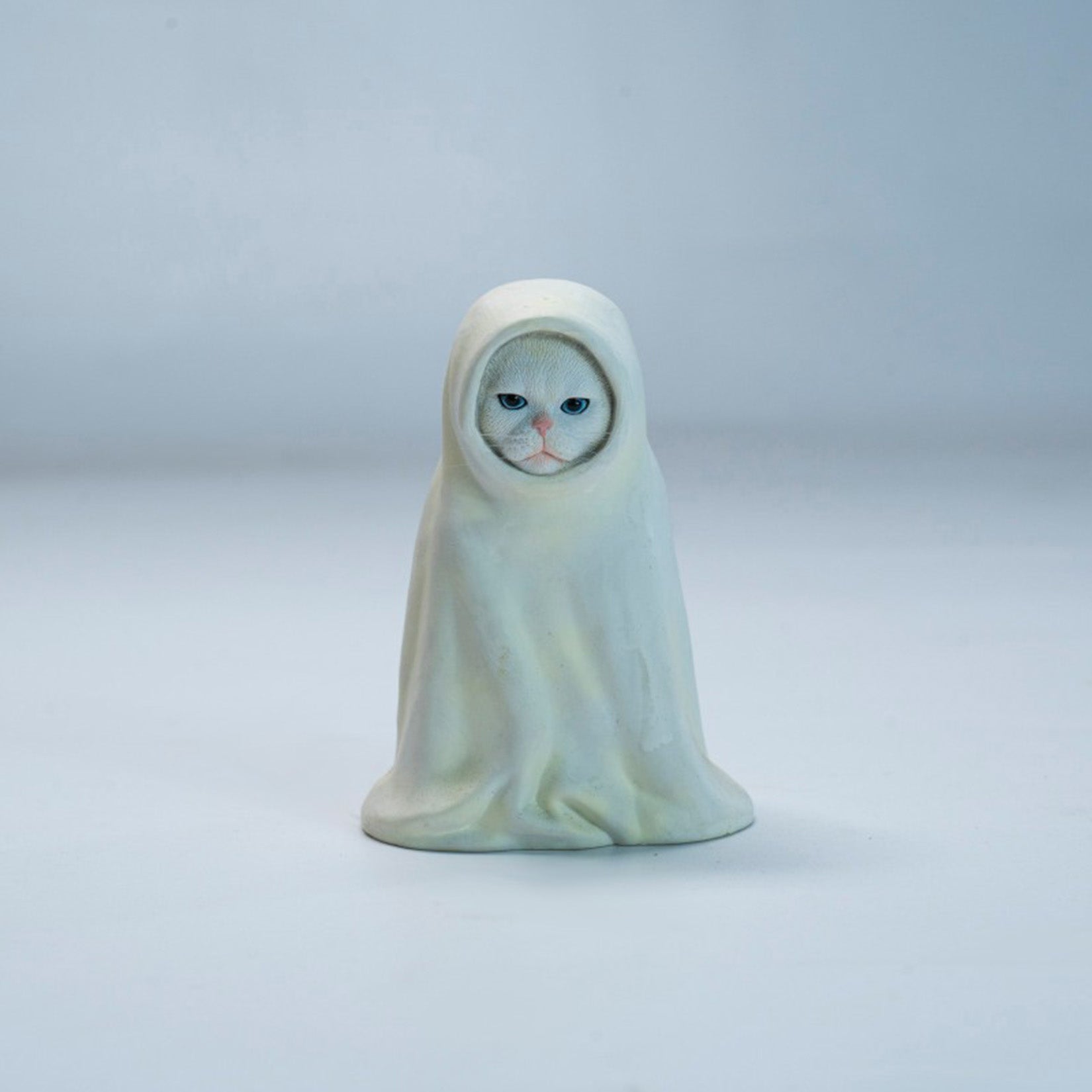 JXK Studio White Robe Spirit Cat Model