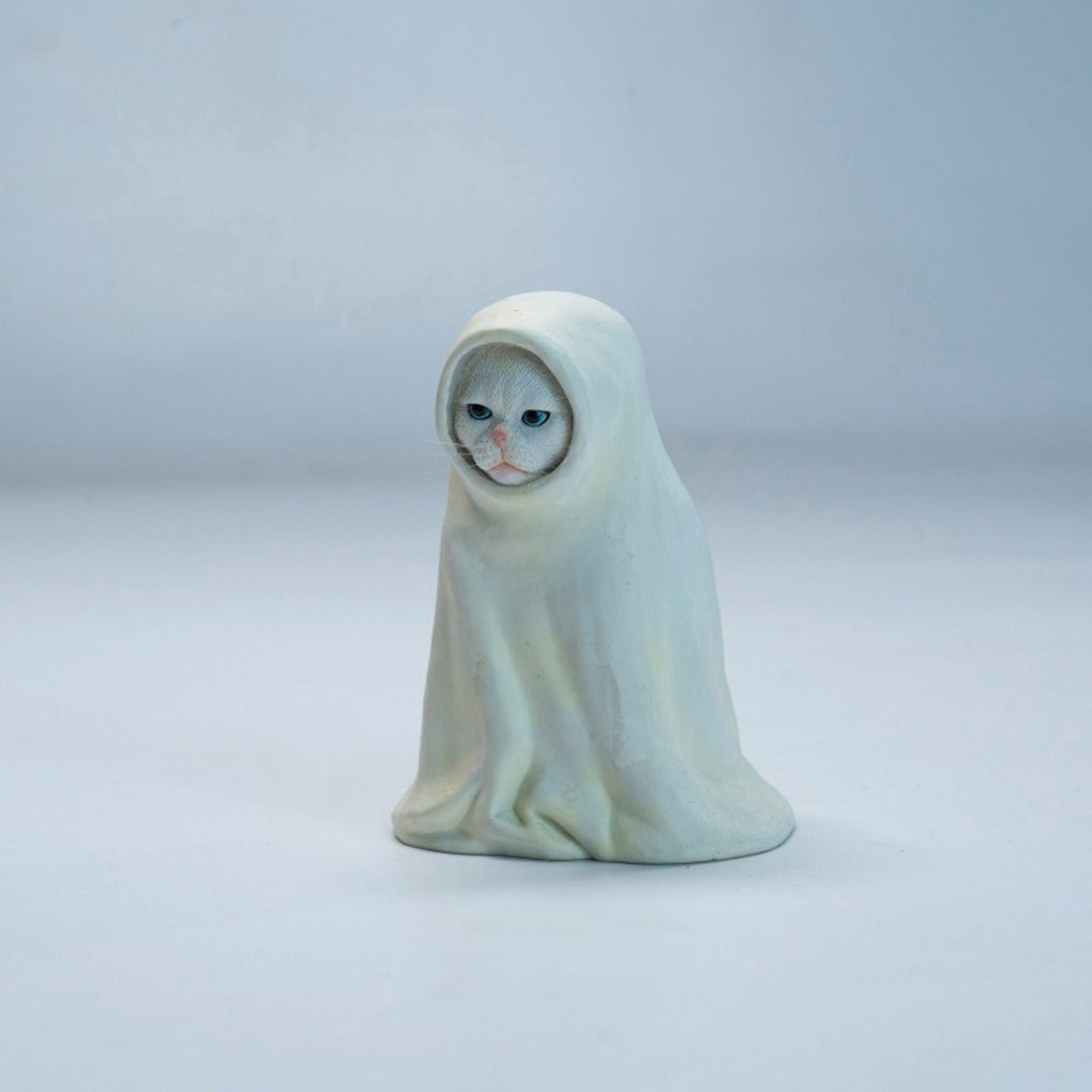 JXK Studio White Robe Spirit Cat Model