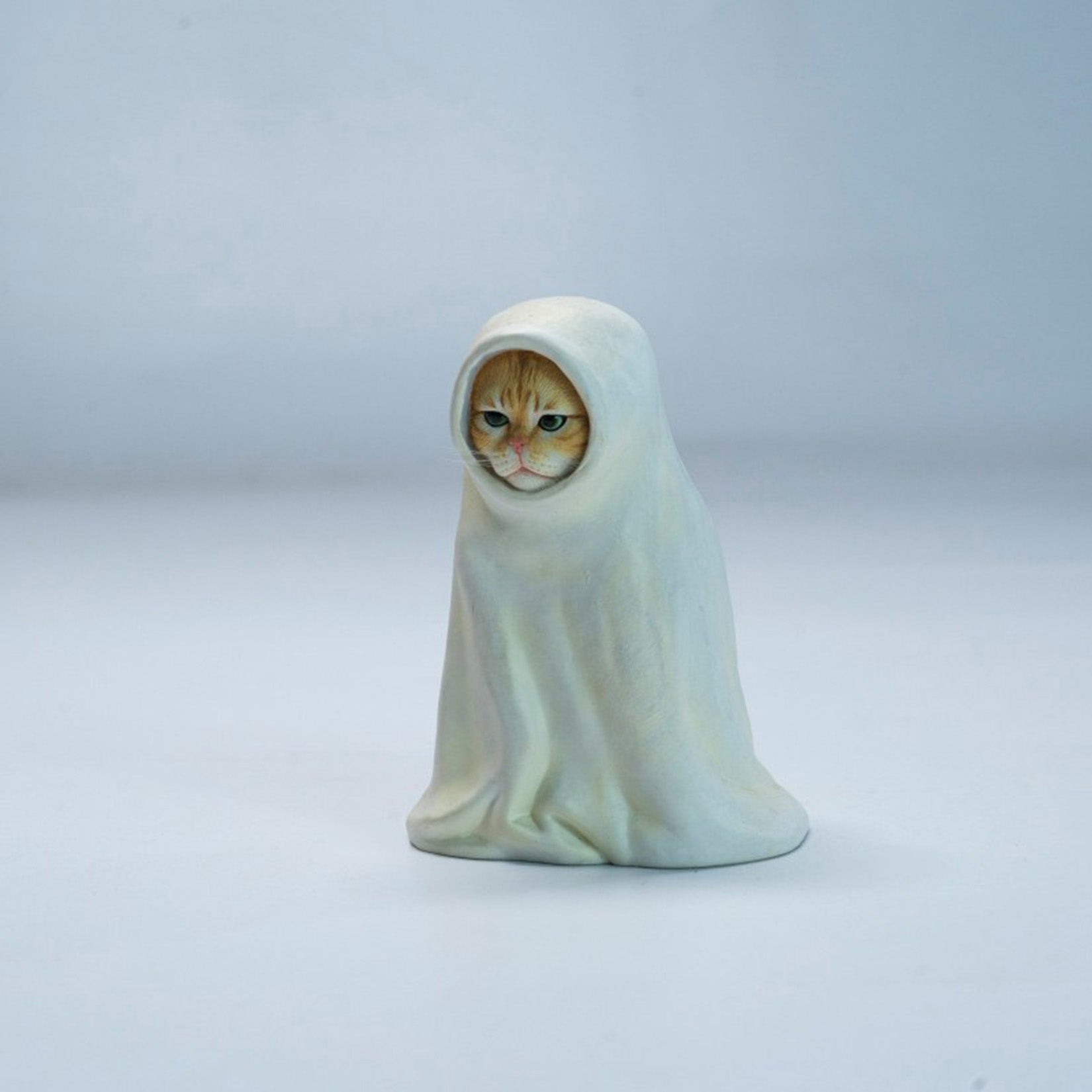 JXK Studio White Robe Spirit Cat Model