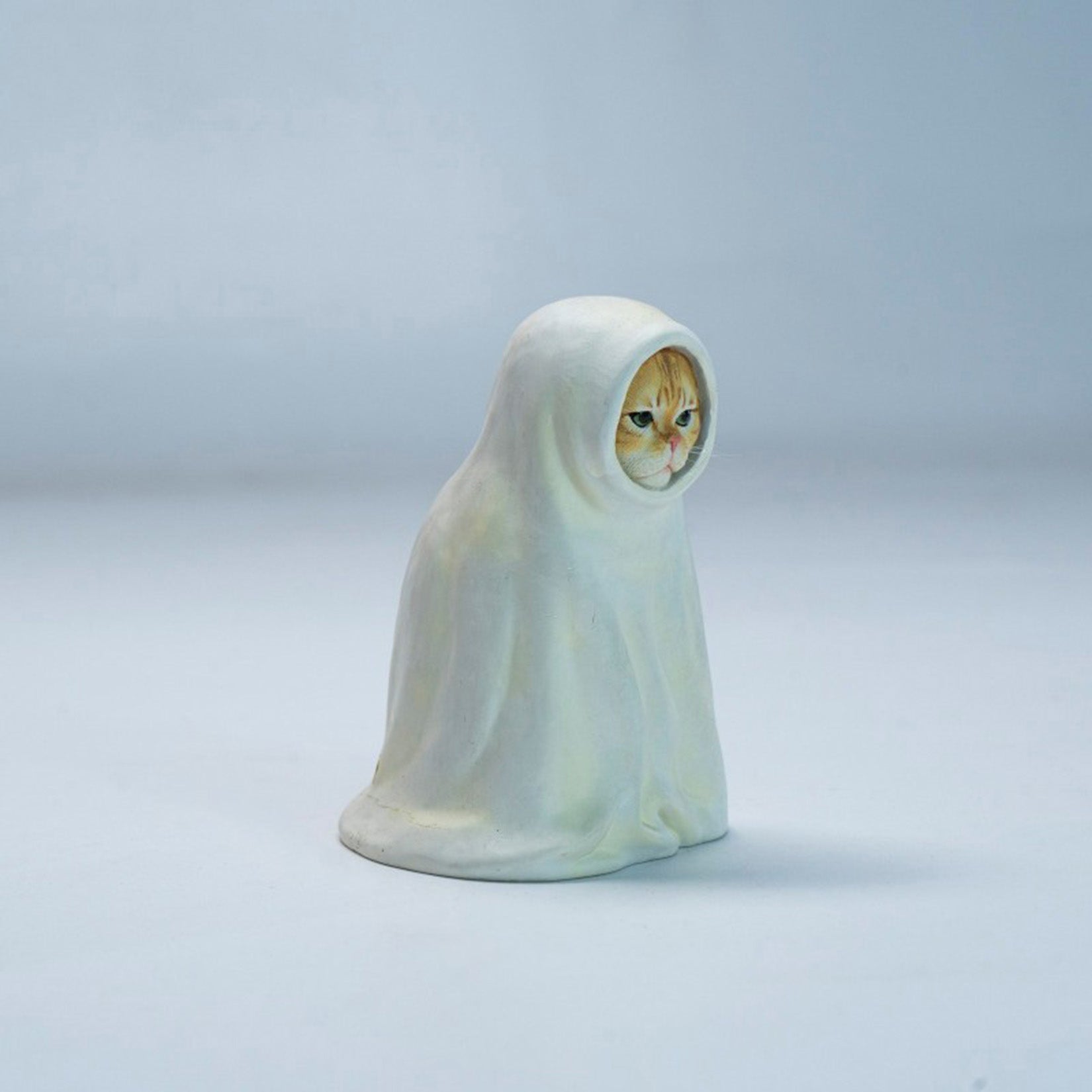 JXK Studio White Robe Spirit Cat Model