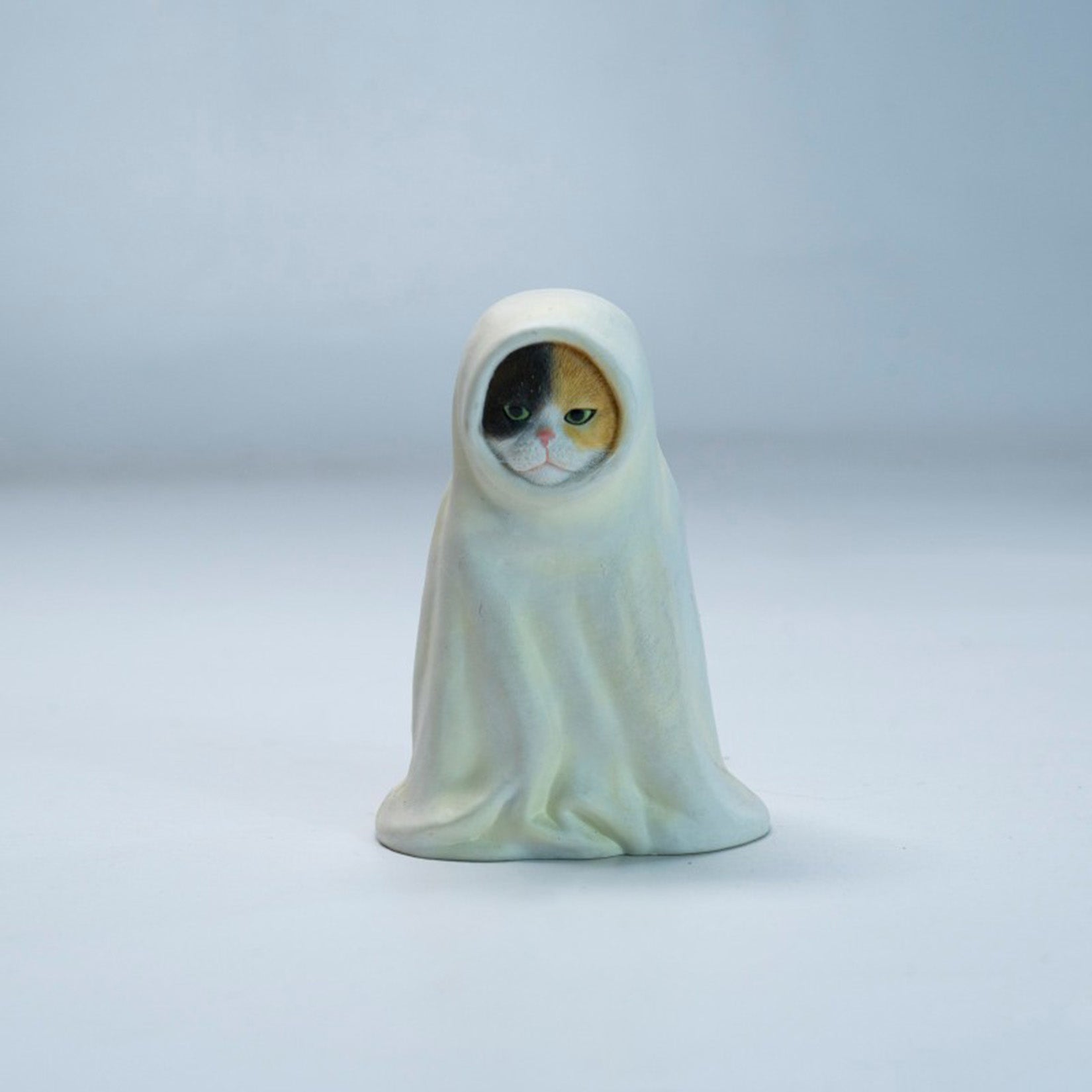 JXK Studio White Robe Spirit Cat Model