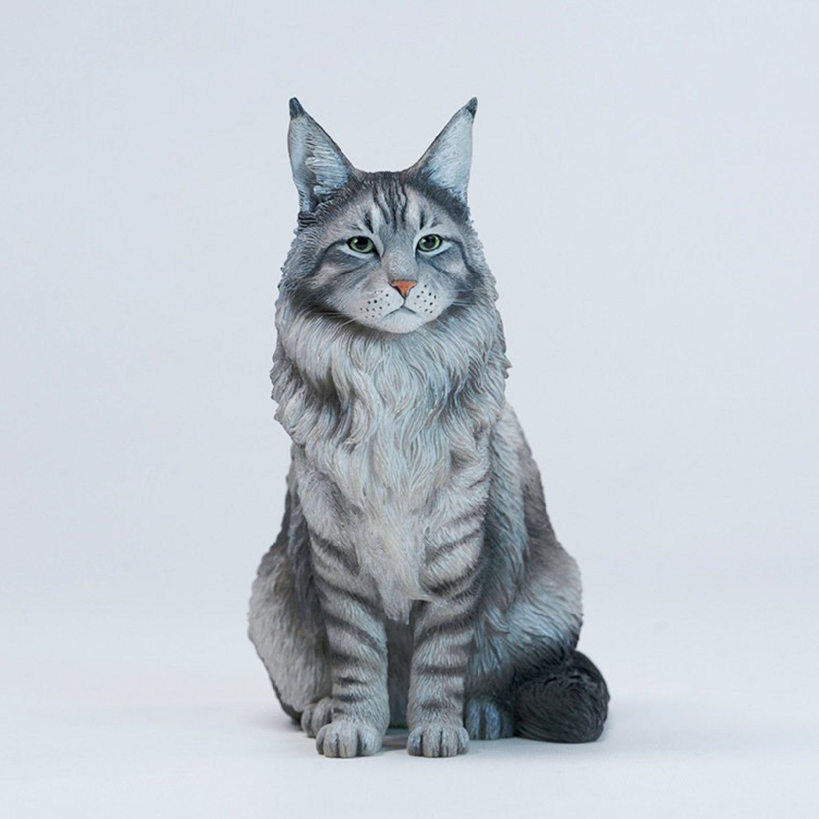 JXK Studio Sitting Upright Maine Coon Cat Model