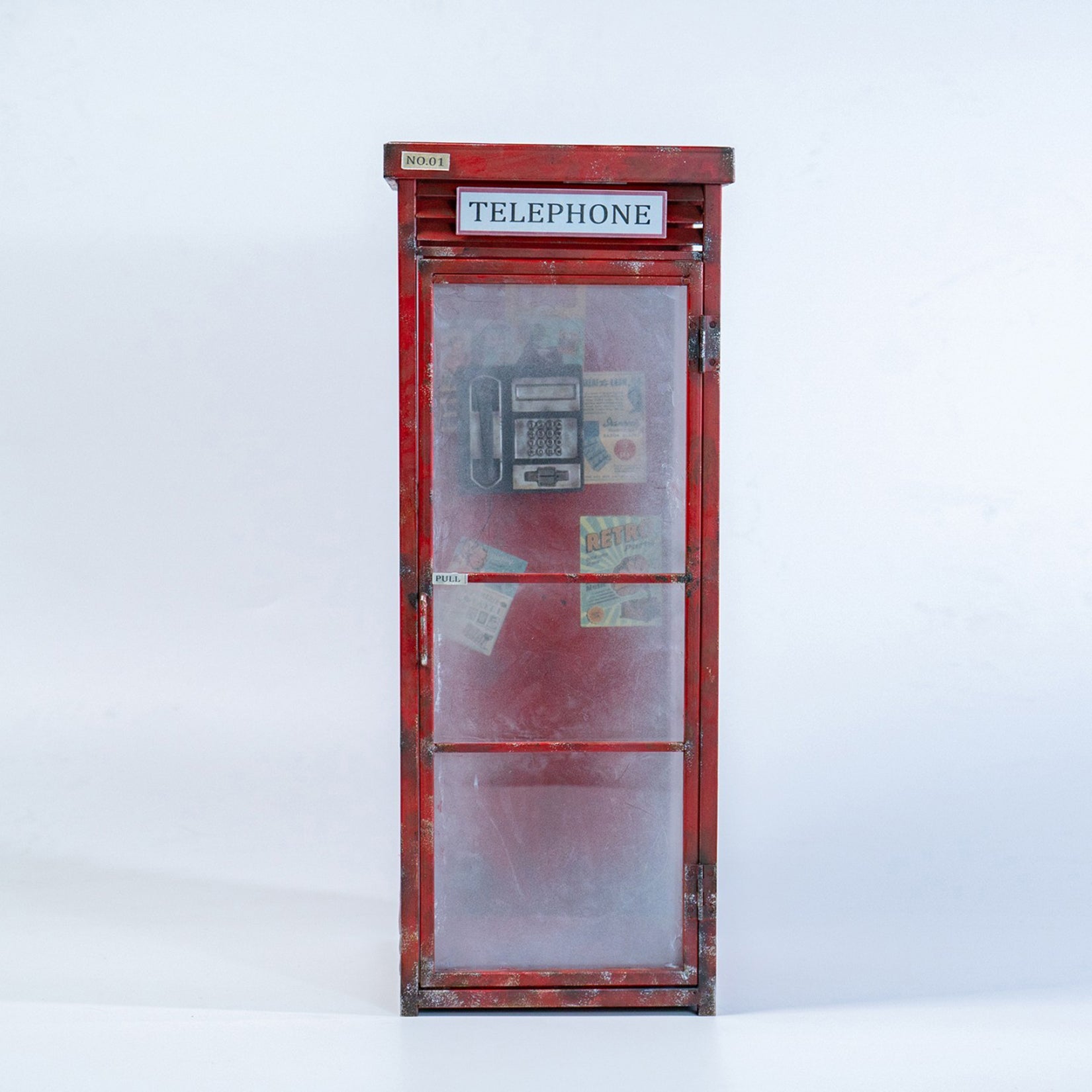 MMMTOYS 1:6 Scale Telephone Booth Model