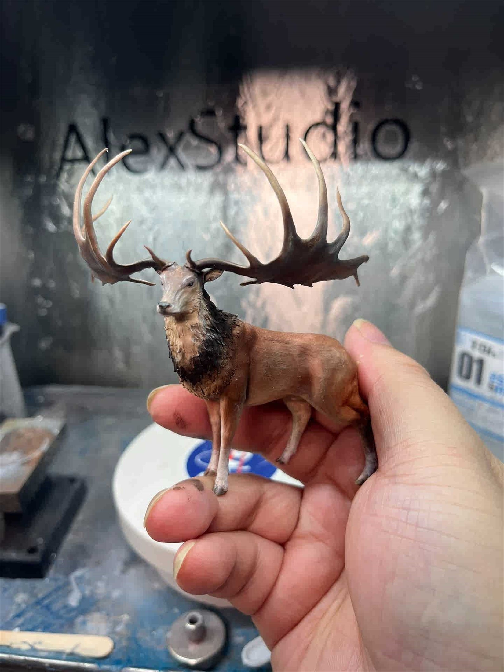 Alex Studio Megaloceros giganteus Model