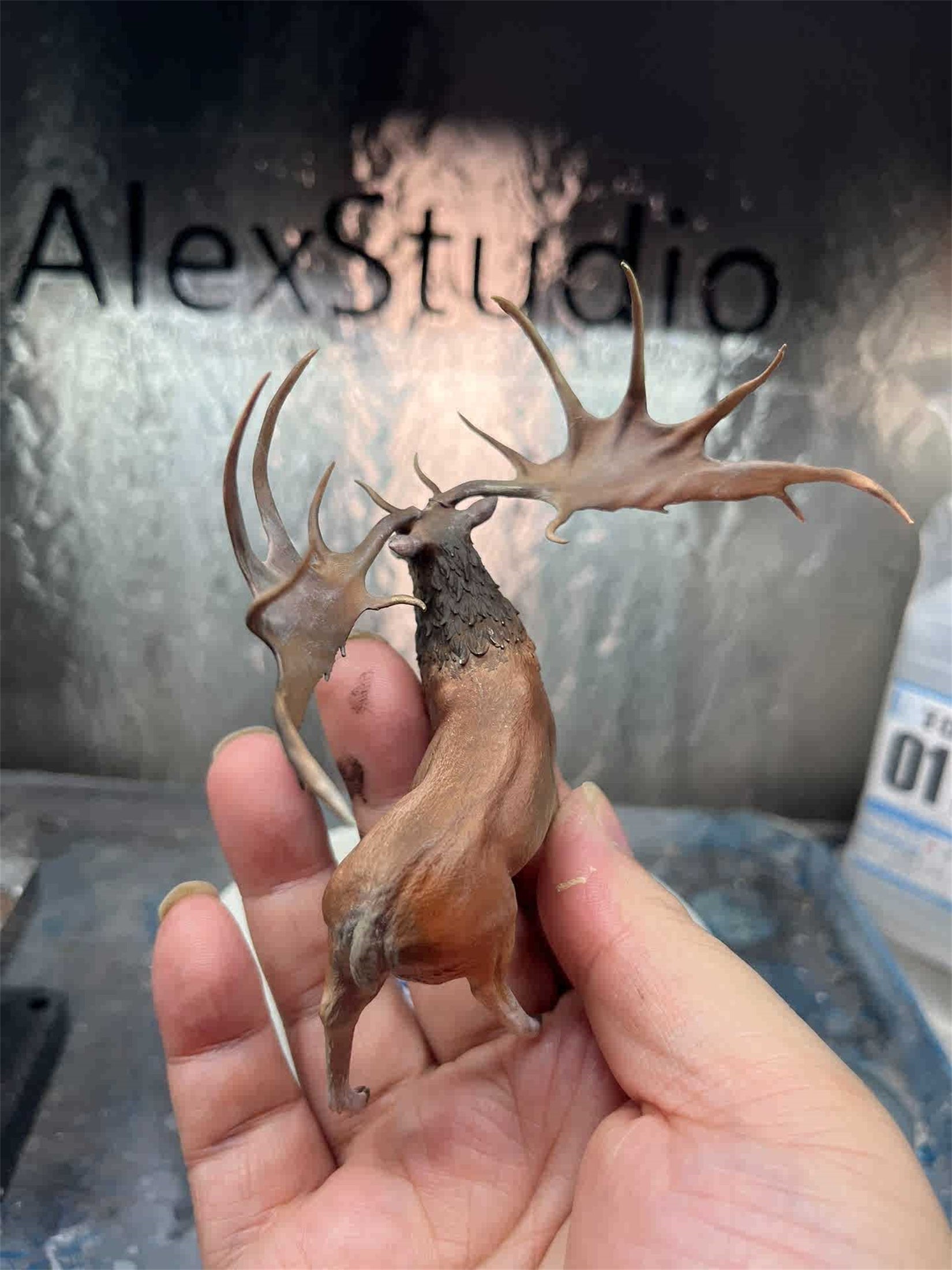 Alex Studio Megaloceros giganteus Model