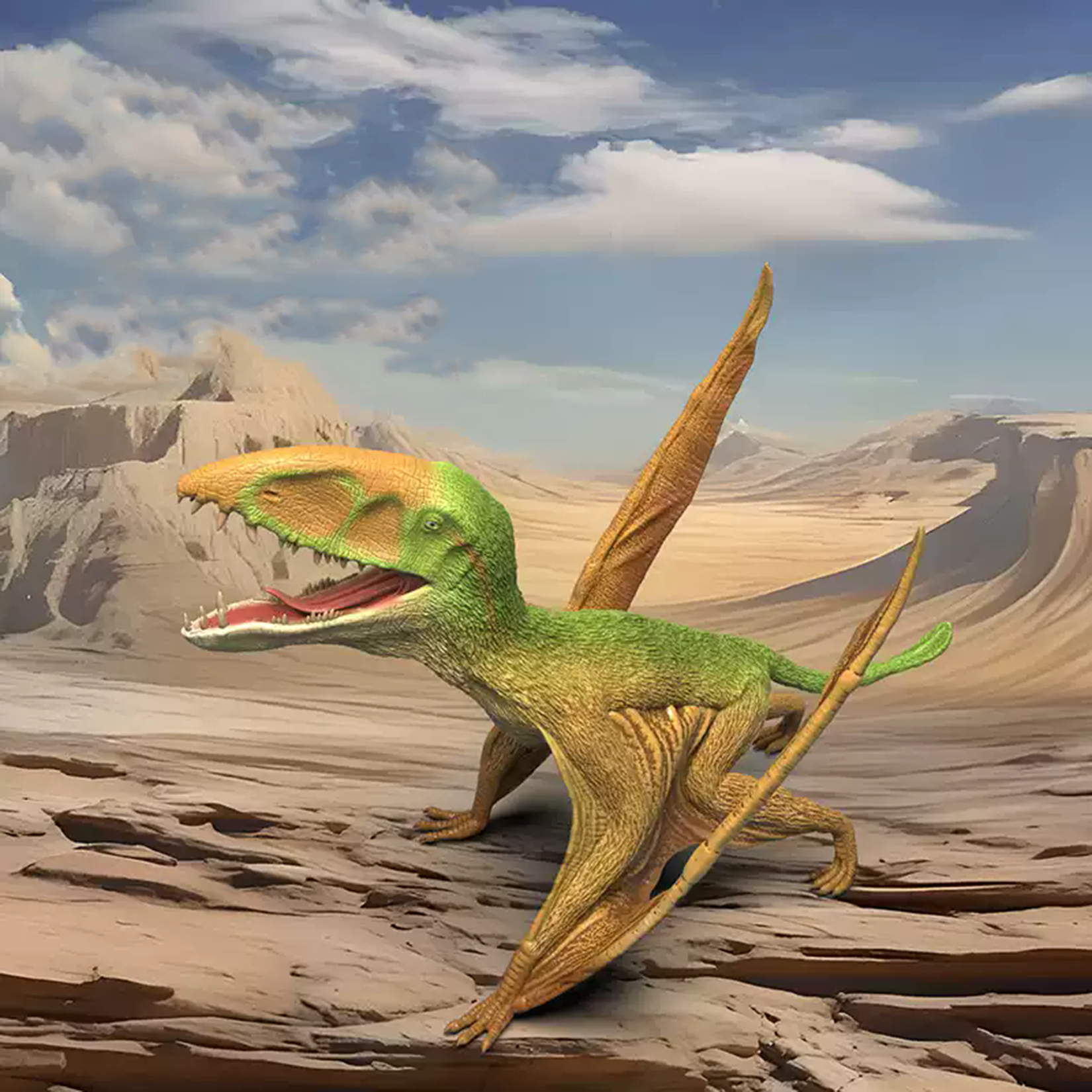 RECUR Dimorphodon Model  Dinosaur Scene Decor