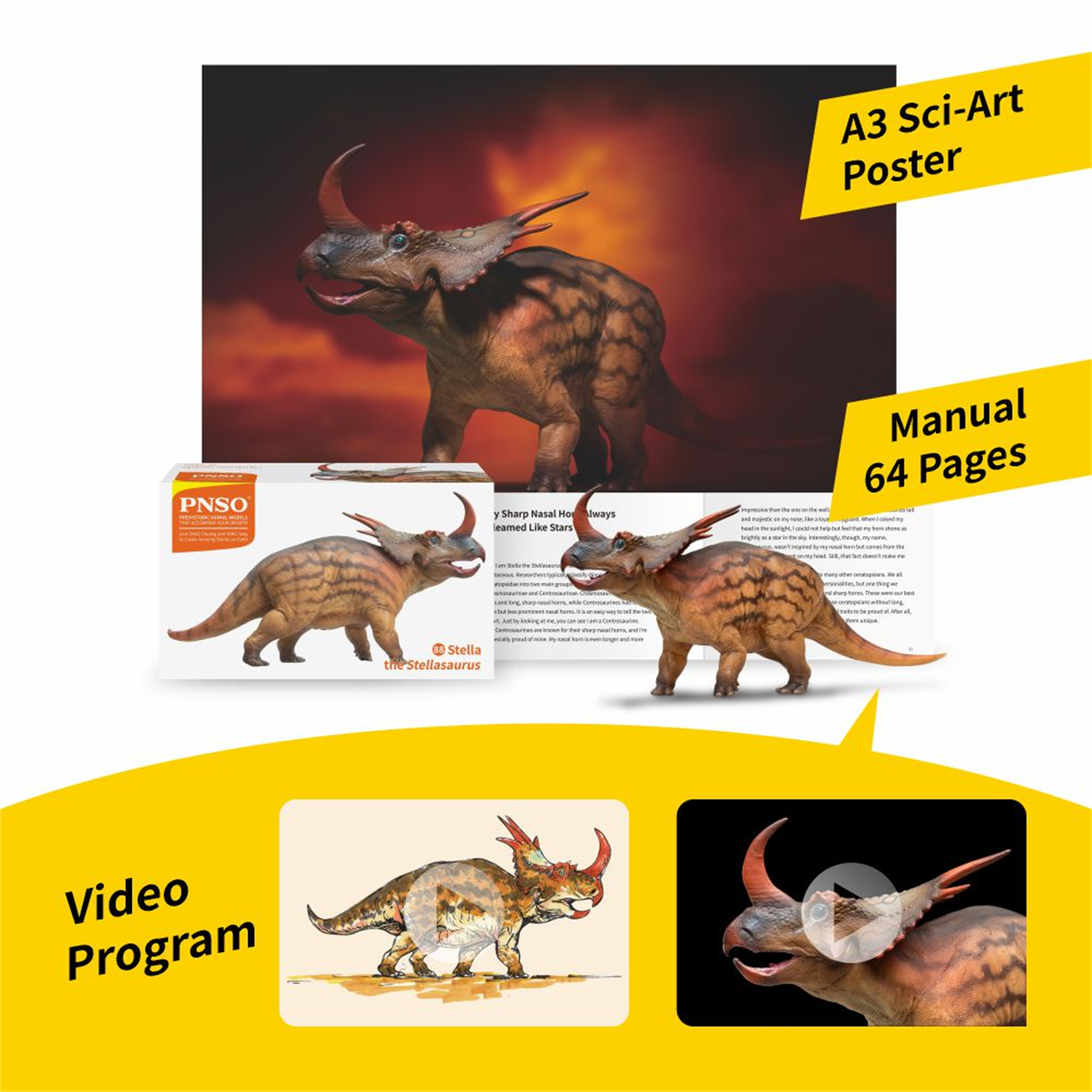 PNSO 88 Stella Stellasaurus Model