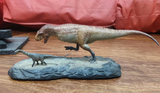 1/35 Scale Aucasaurus Hunt Antarctosaurus Cub Statue Kit