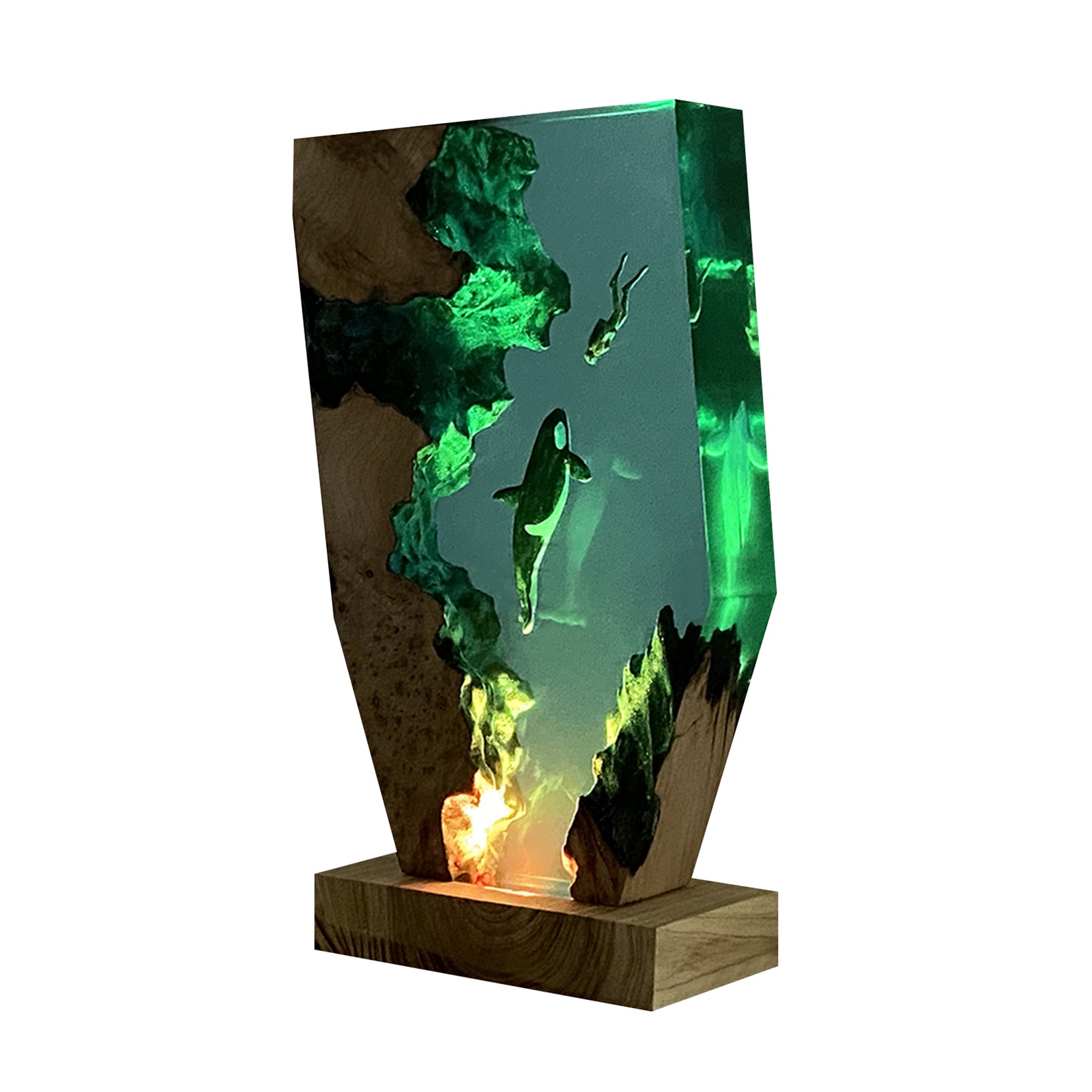 Resin Whale Model Animal Figure Decor