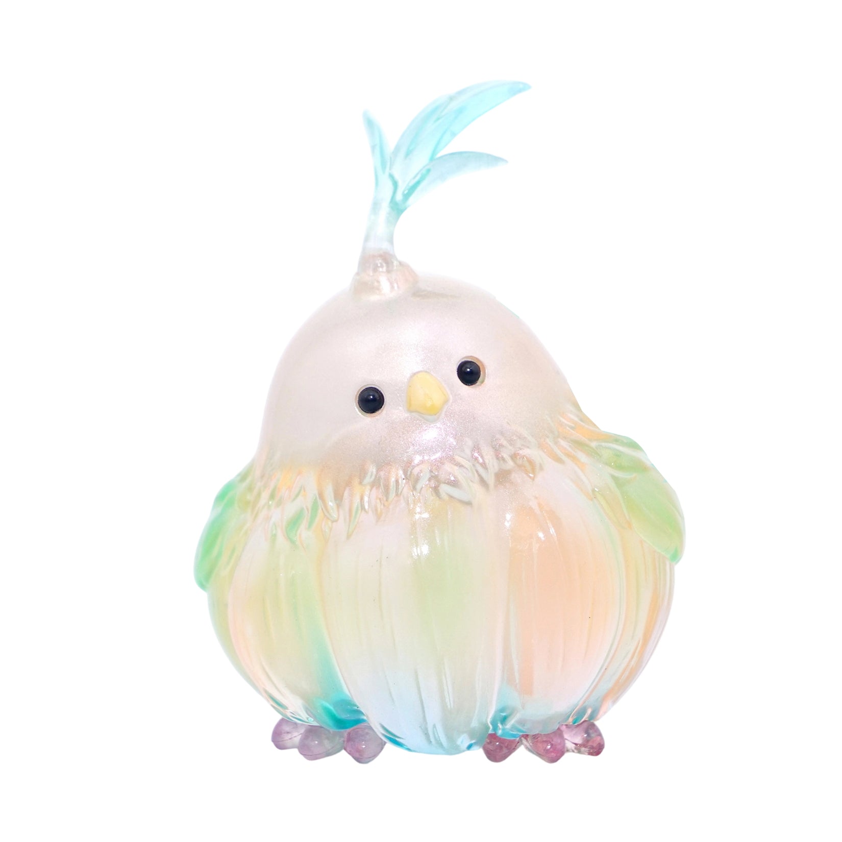 Jelly Garlic Bird Model Resin Animal Figure