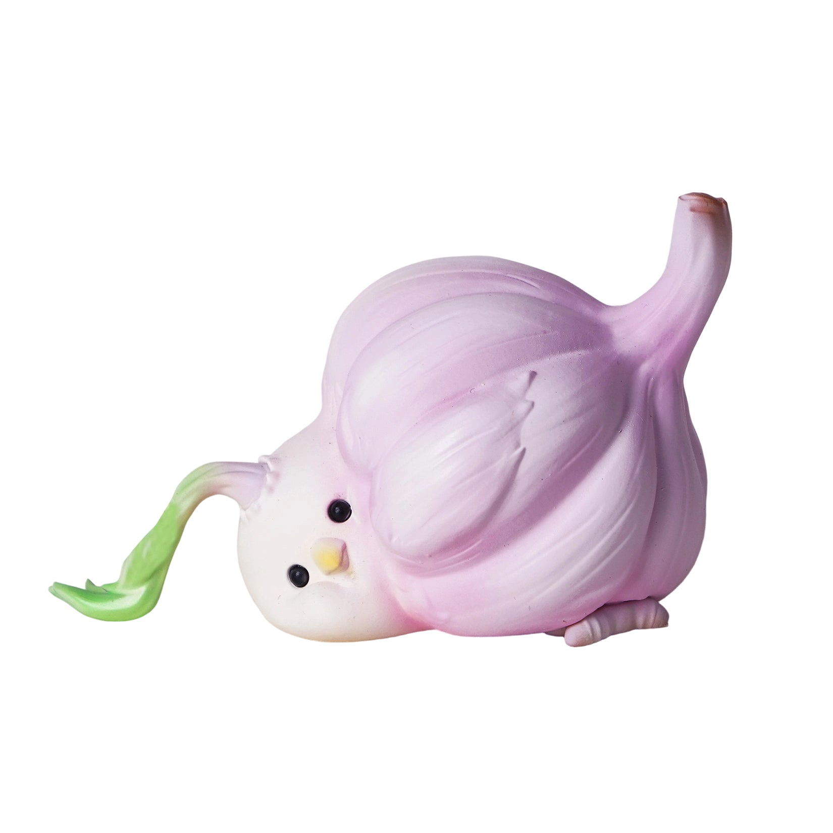 Lying Garlic Bird Model Animal Figure