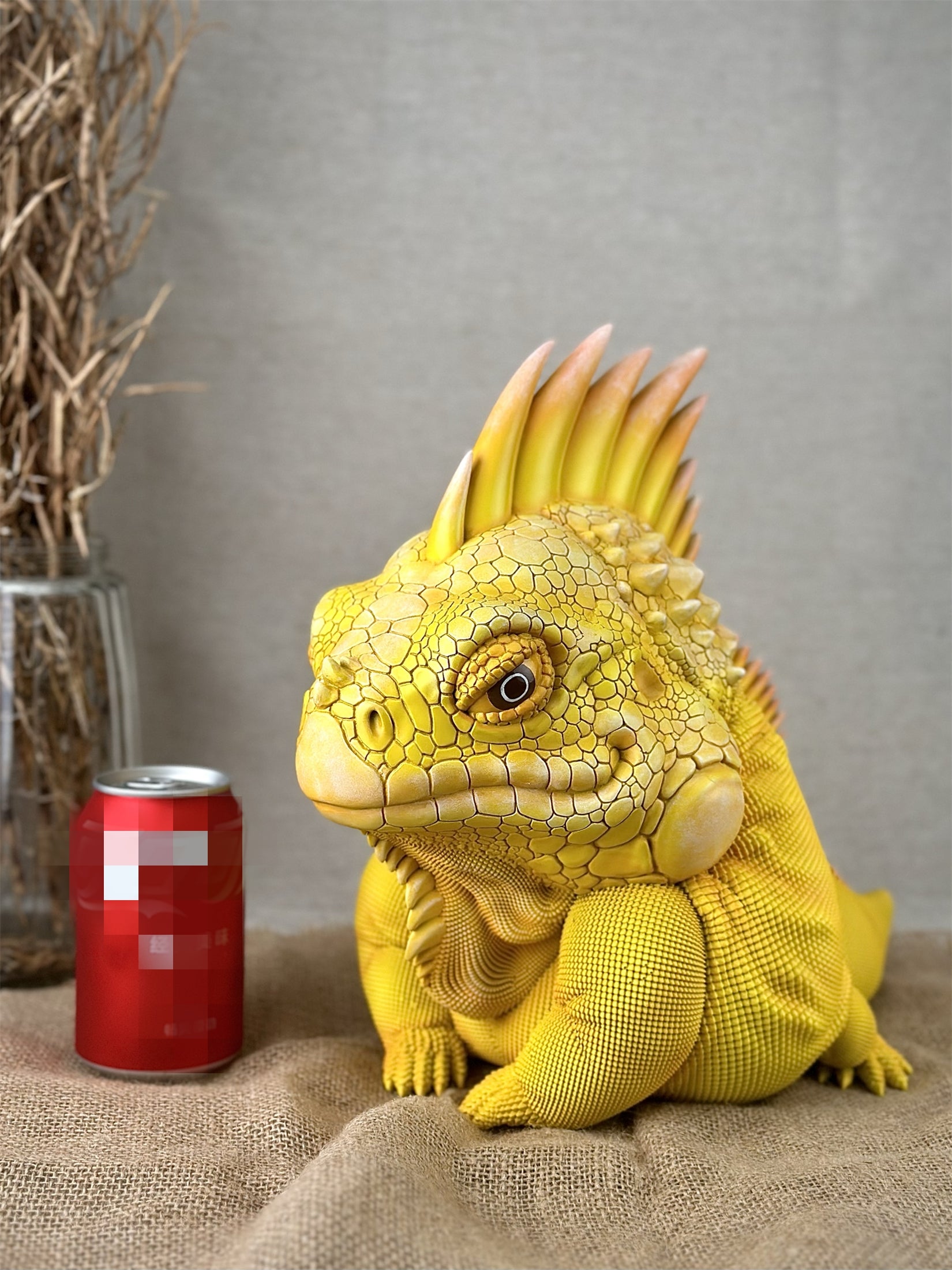 Plus Green Iguana Figure