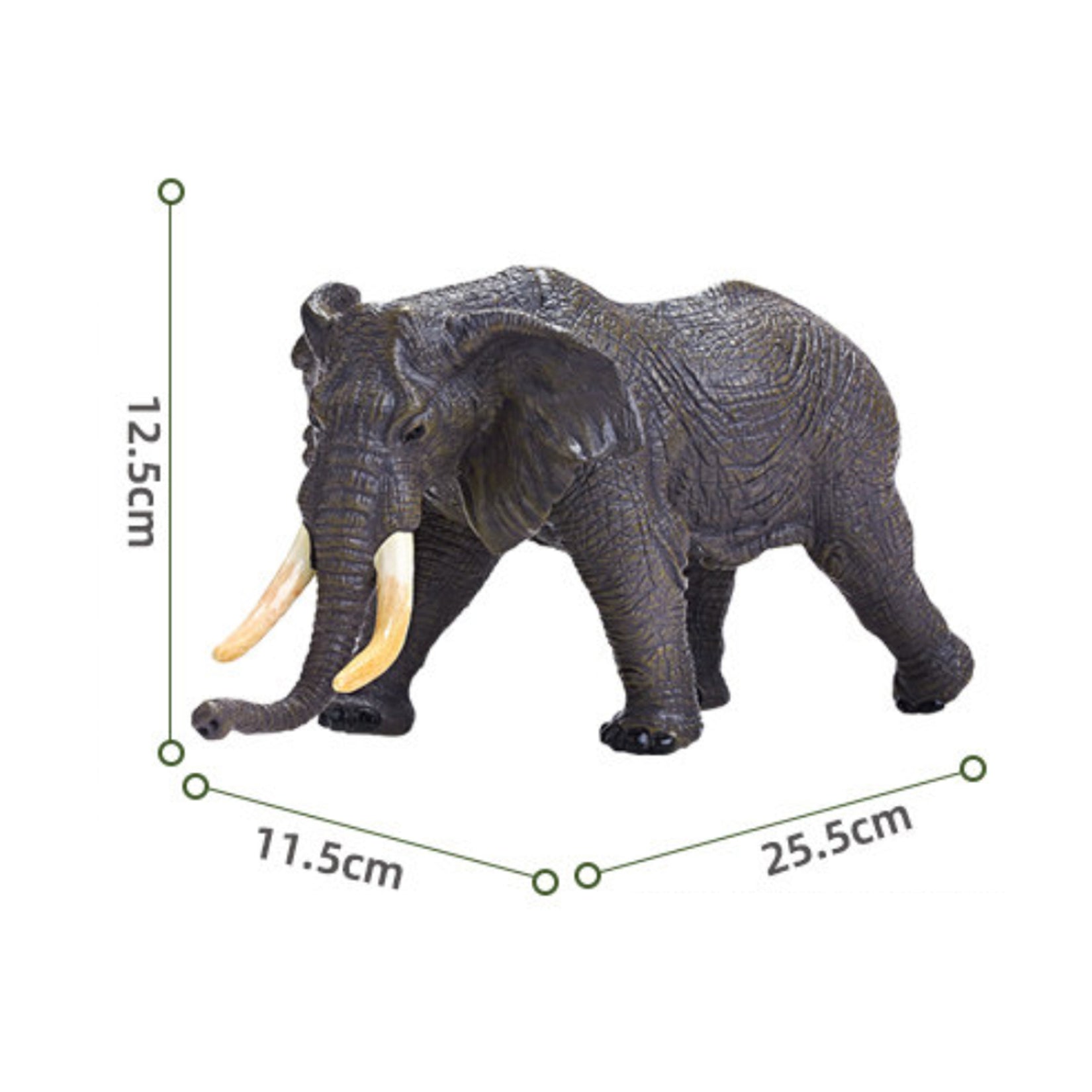 RECUR African Elephant  Model Animal Figure