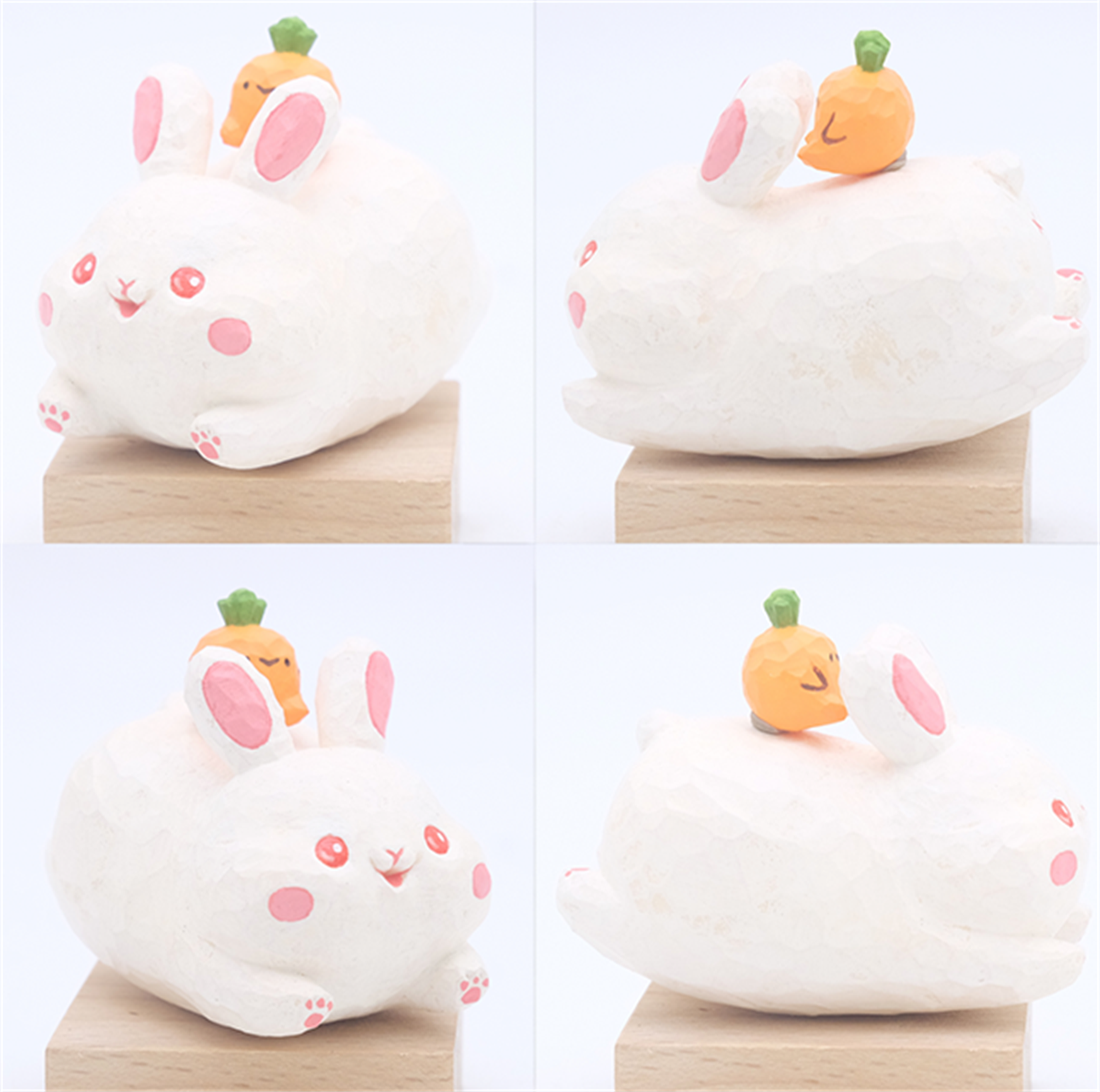Rabbit Pulling Radish Model