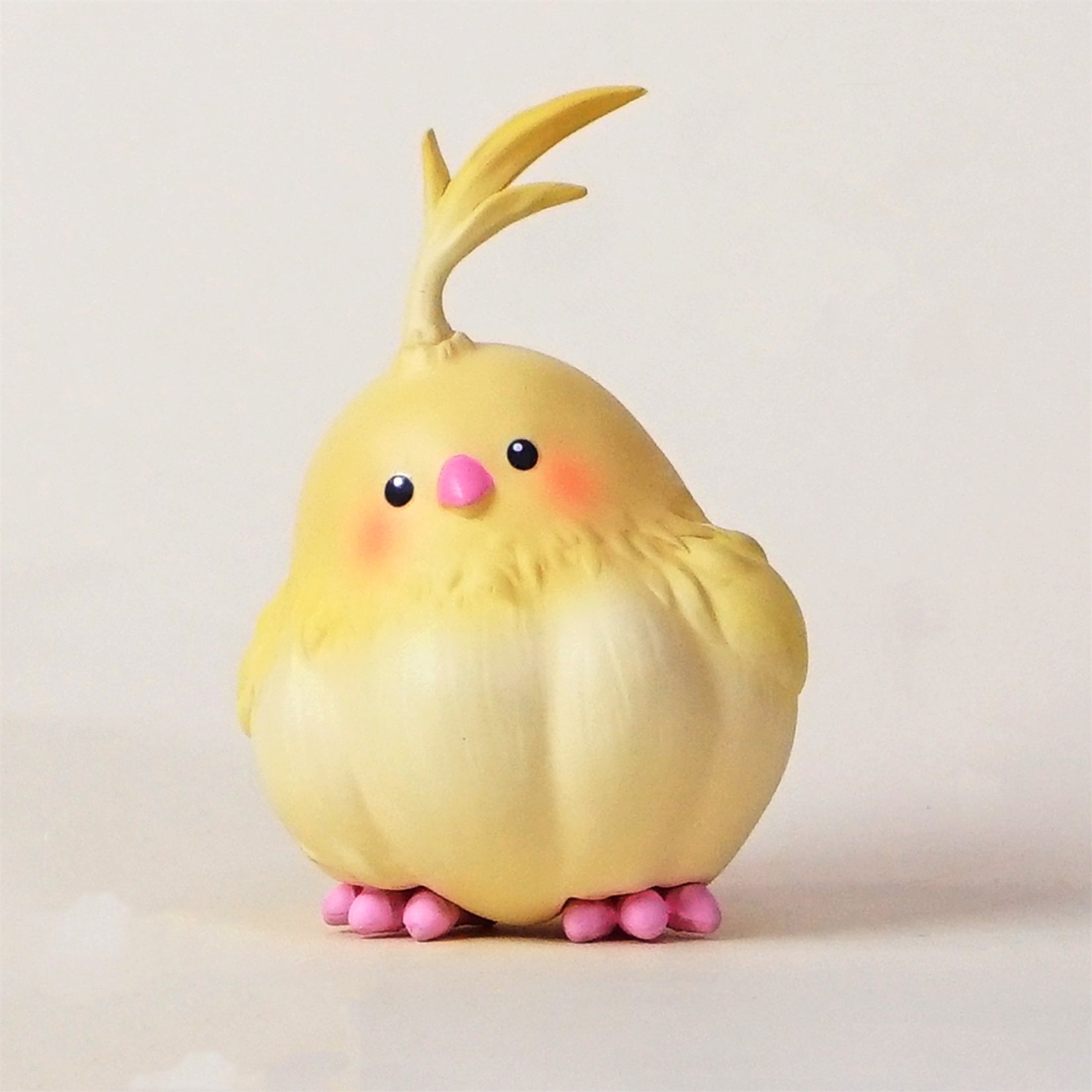 Garlic Bird Model Resin Animal Figure