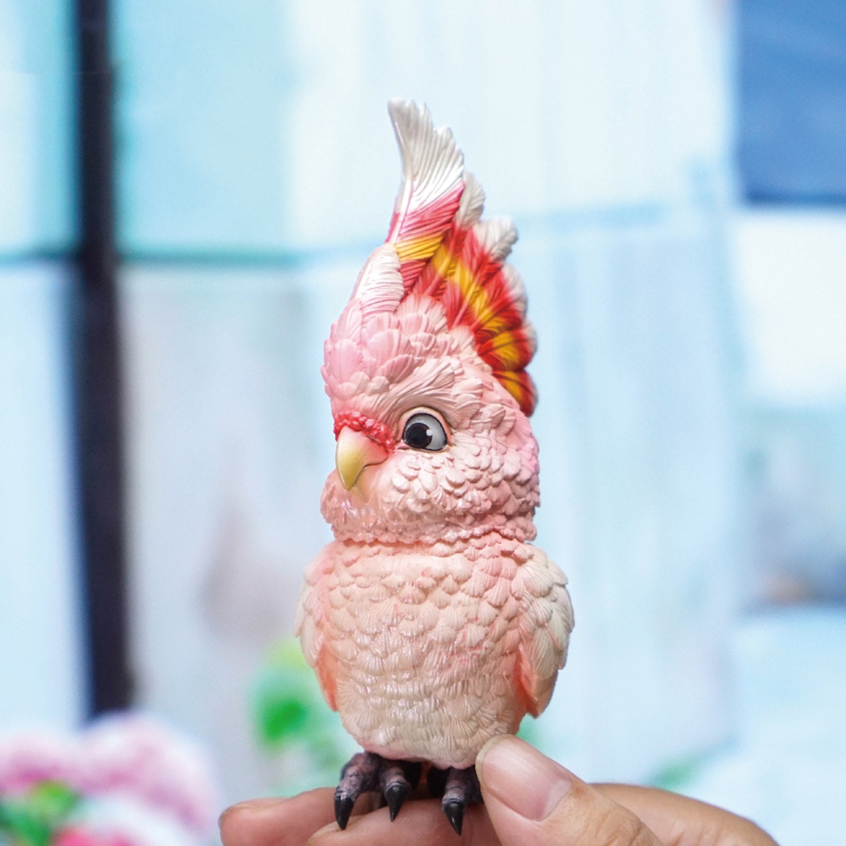 Cacatua Leadbeateri & Cacatua Galerita Parrot Model