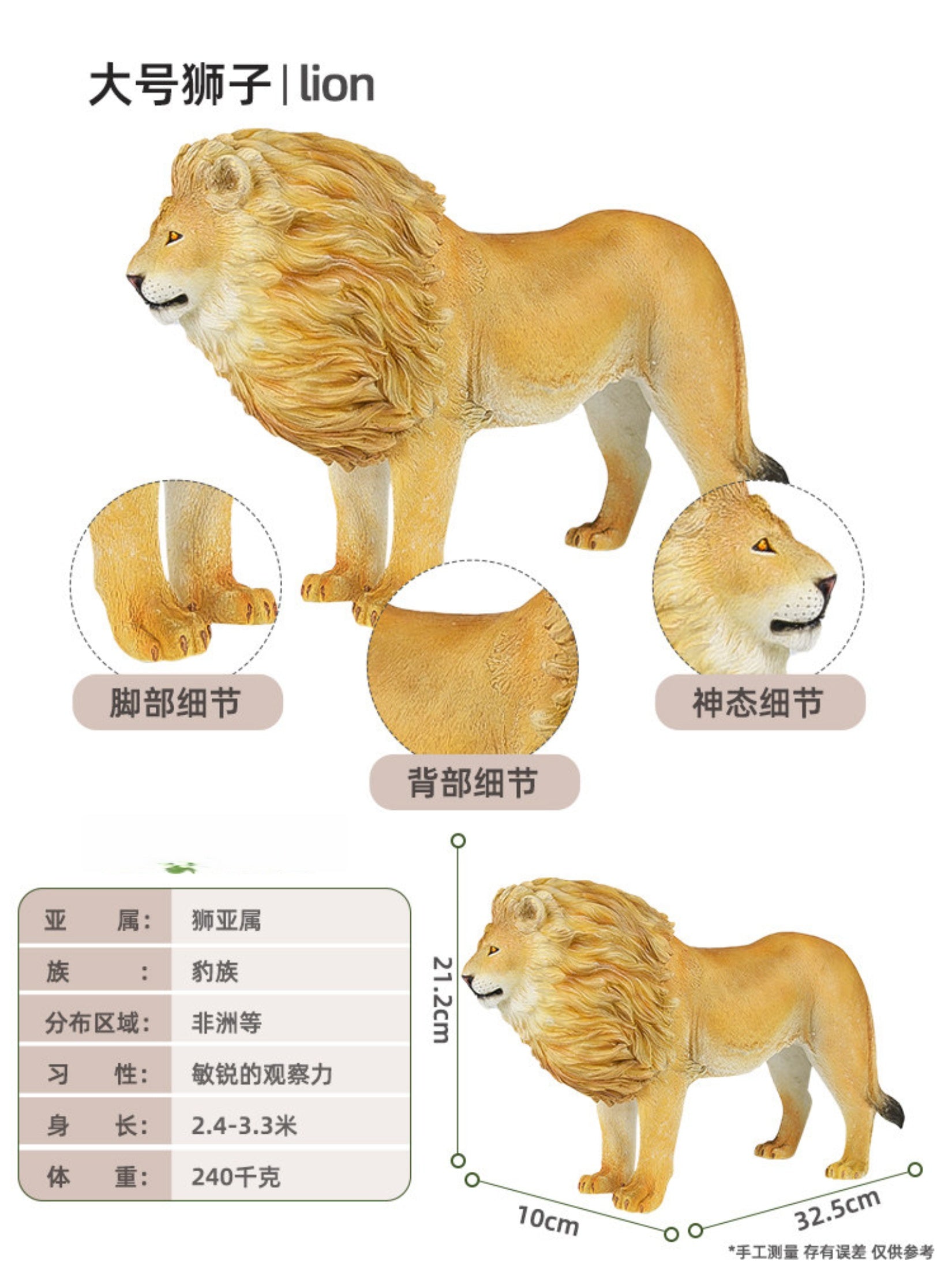 RECUR Plus Lion Wild Animal Model