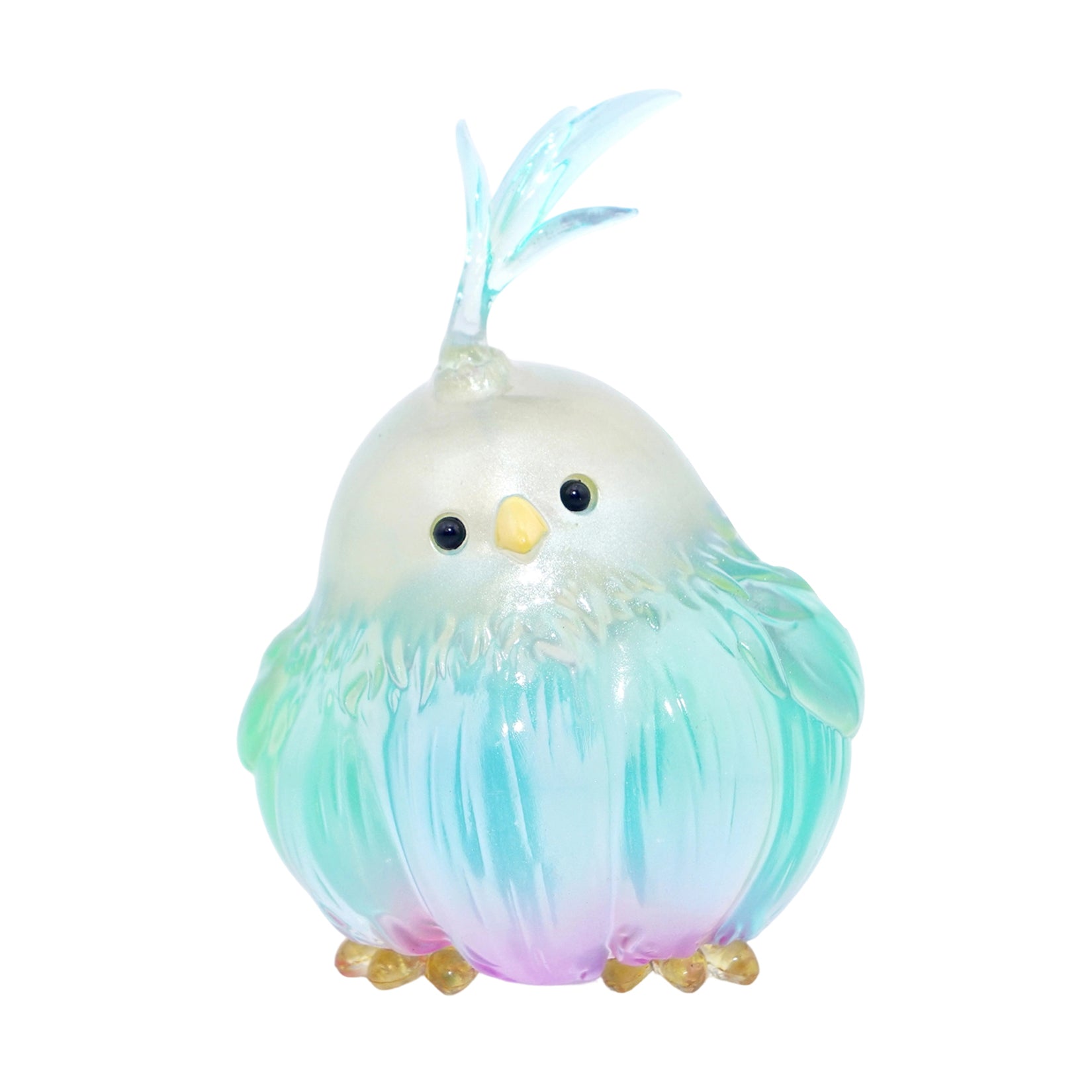 Jelly Garlic Bird Model Resin Animal Figure