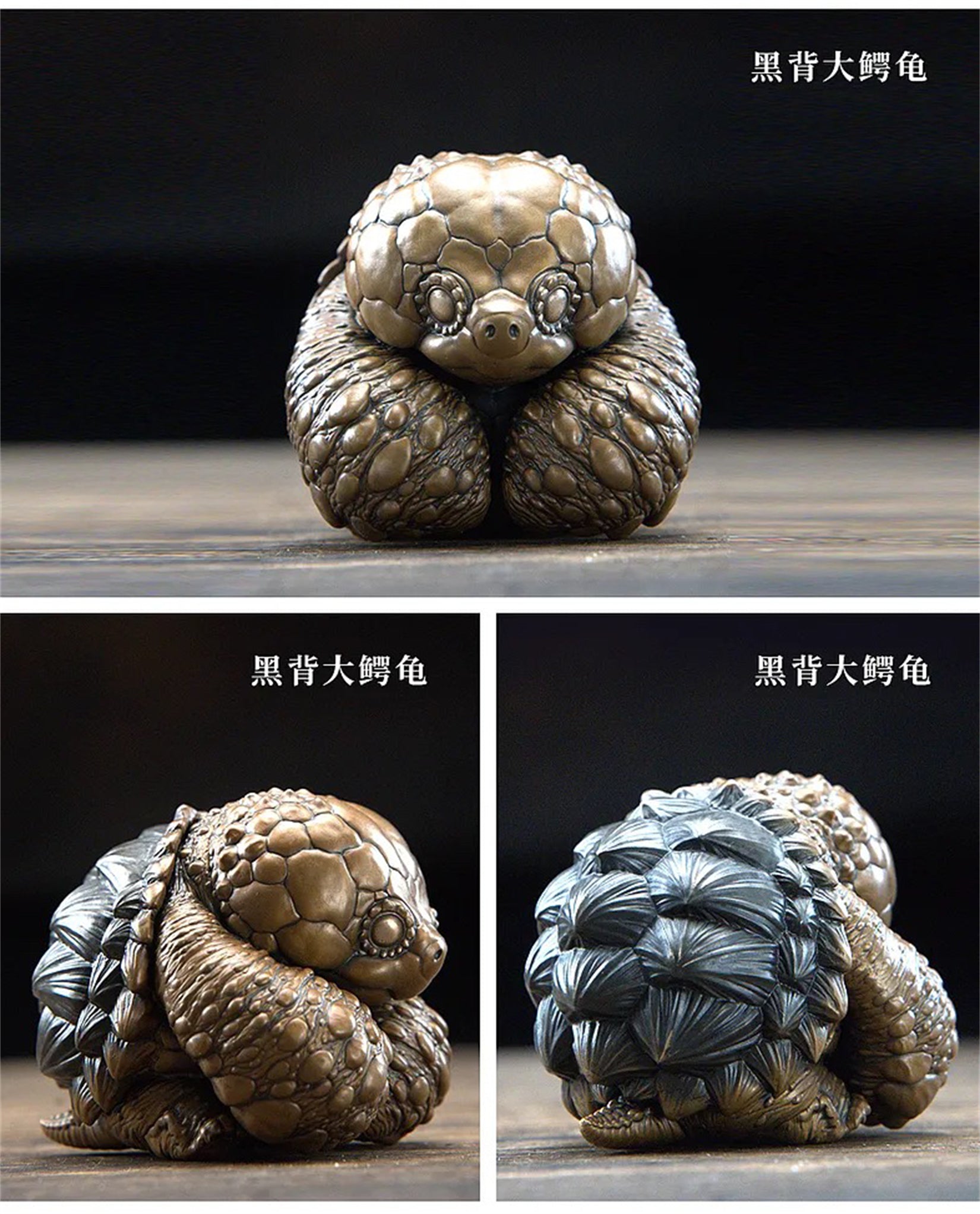 BOWUZHI Studio Bronze Turtle Model