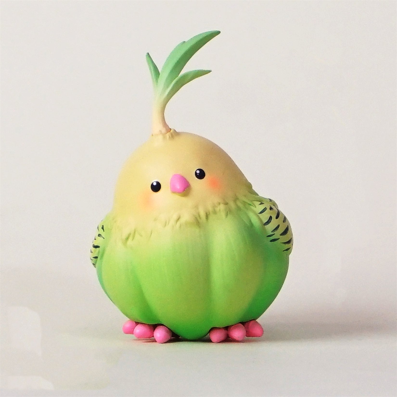 Garlic Bird Model Resin Animal Figure