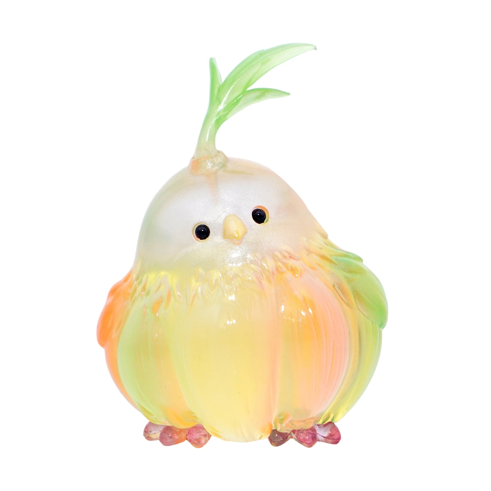 Jelly Garlic Bird Model Resin Animal Figure