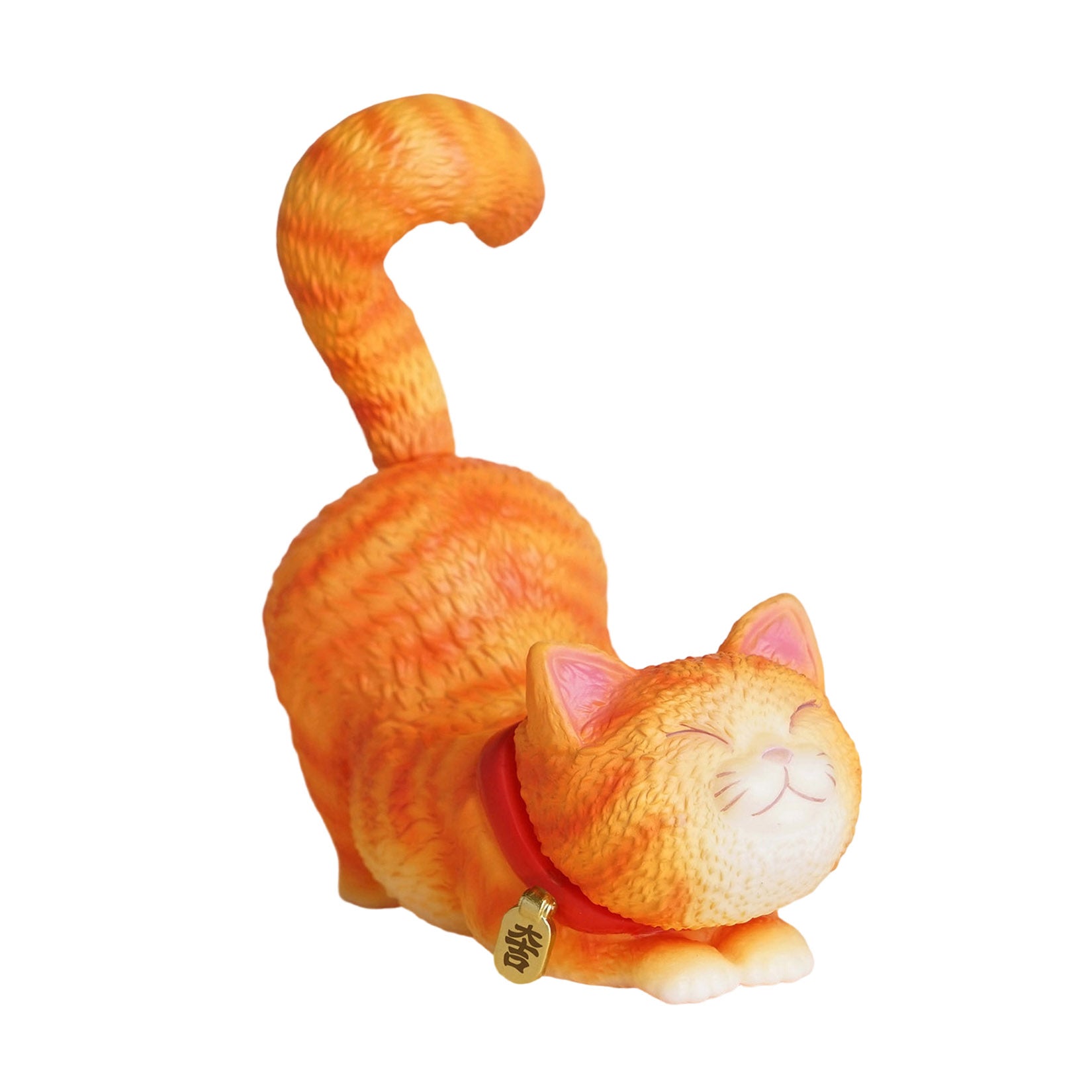 Flop-over Cat Model Resin Animal Figure