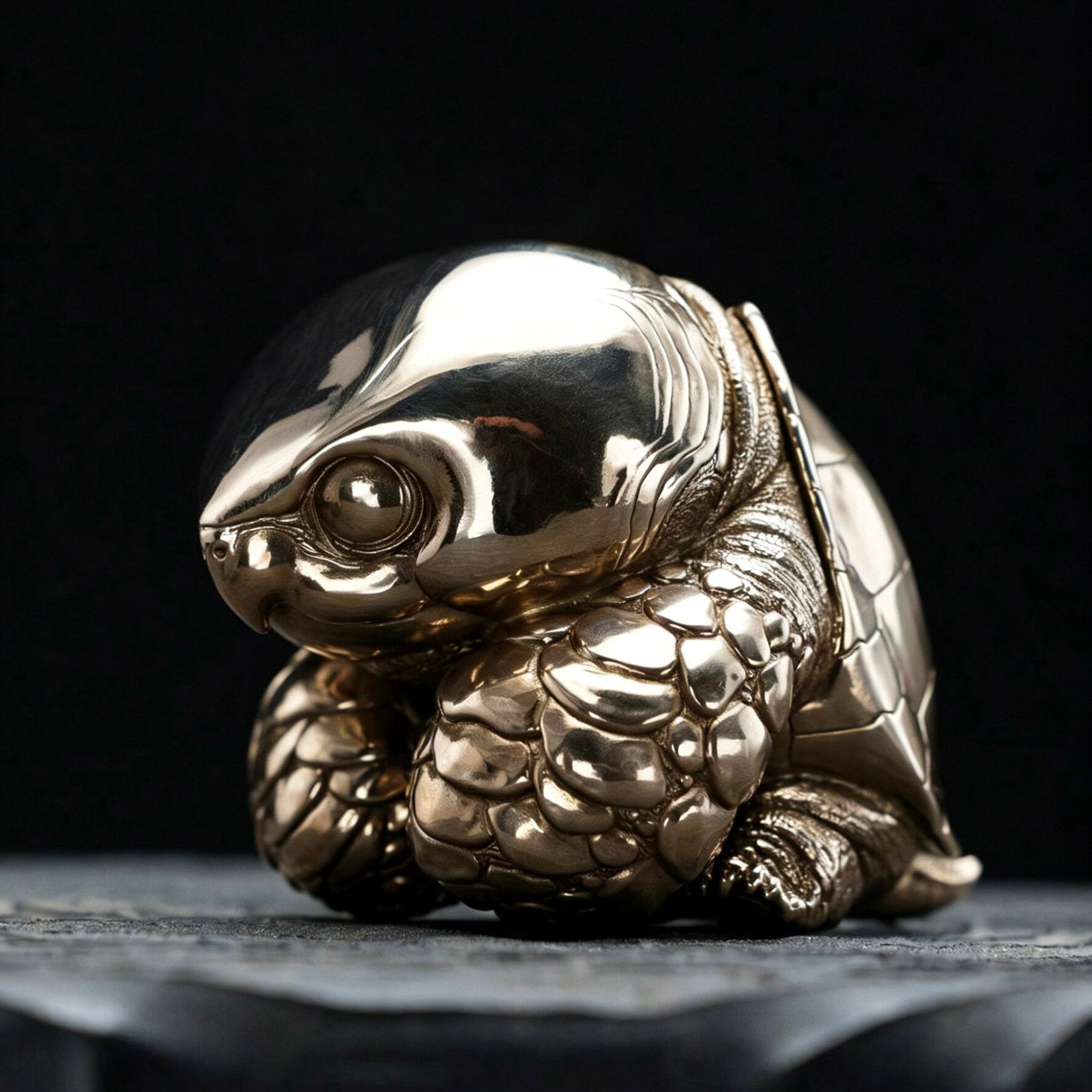 BOWUZHI Studio Bronze Turtle Series Model