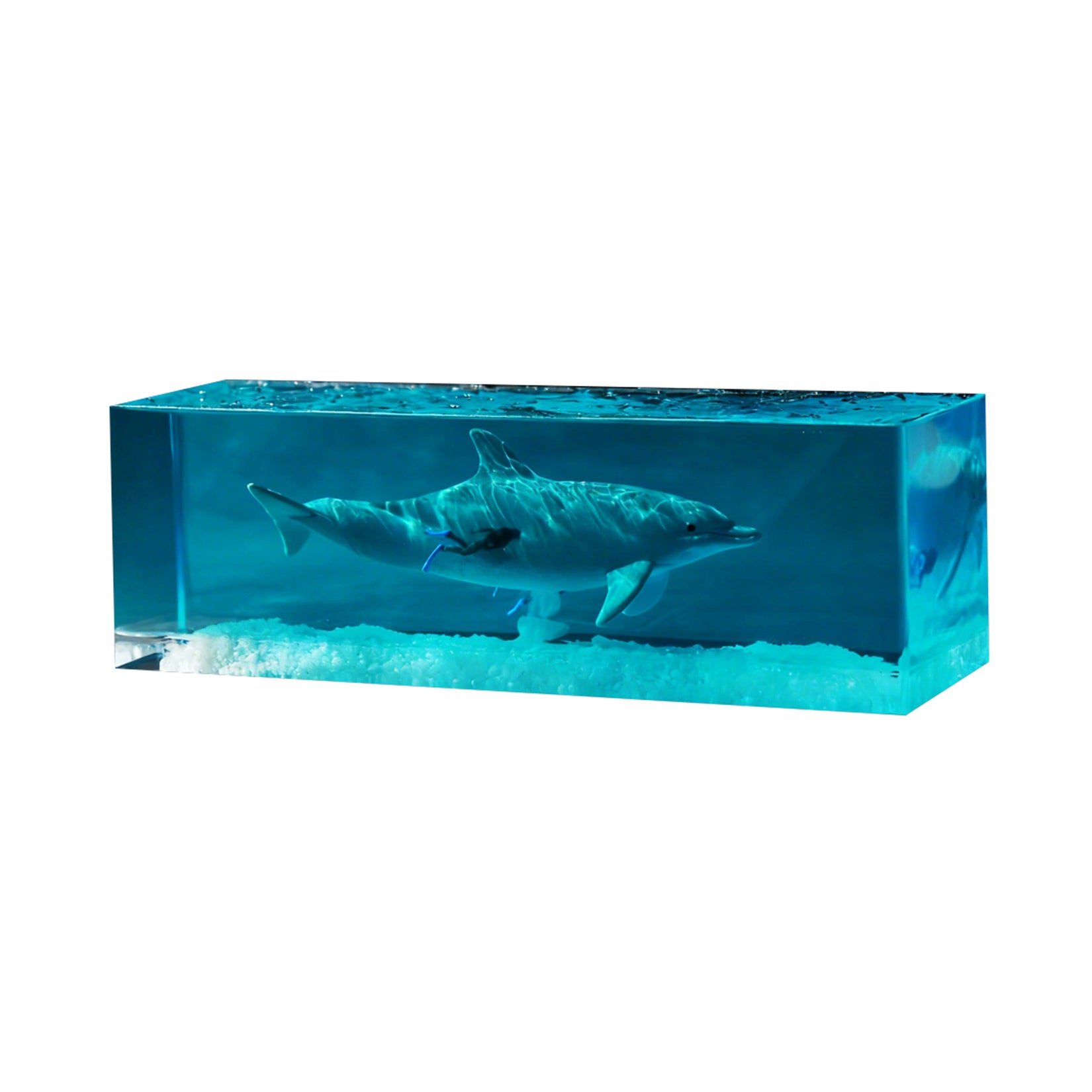 Blue Whale Megalodon Dolphin Resin Figurine