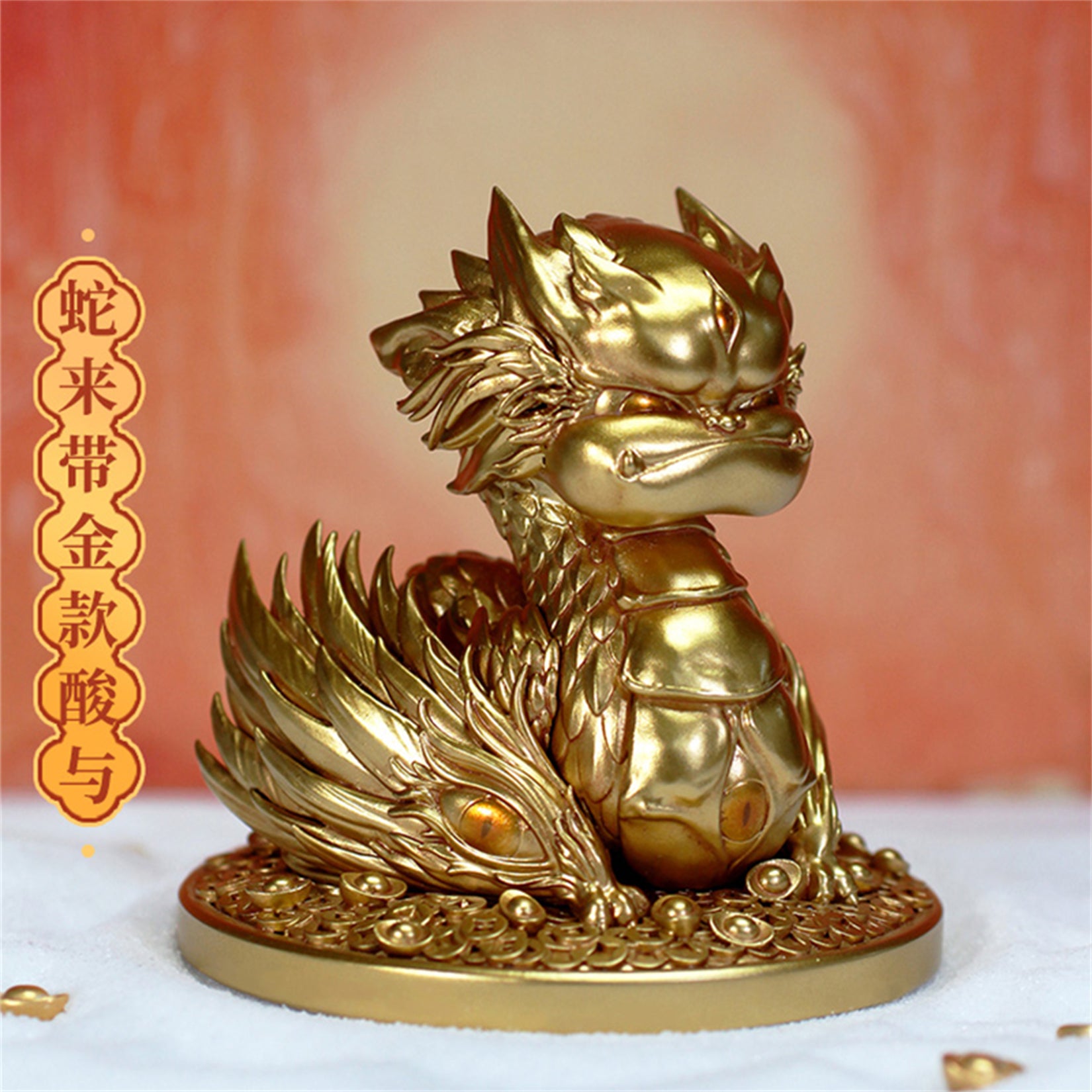 1:18 Scale Snake Luck Art Figure