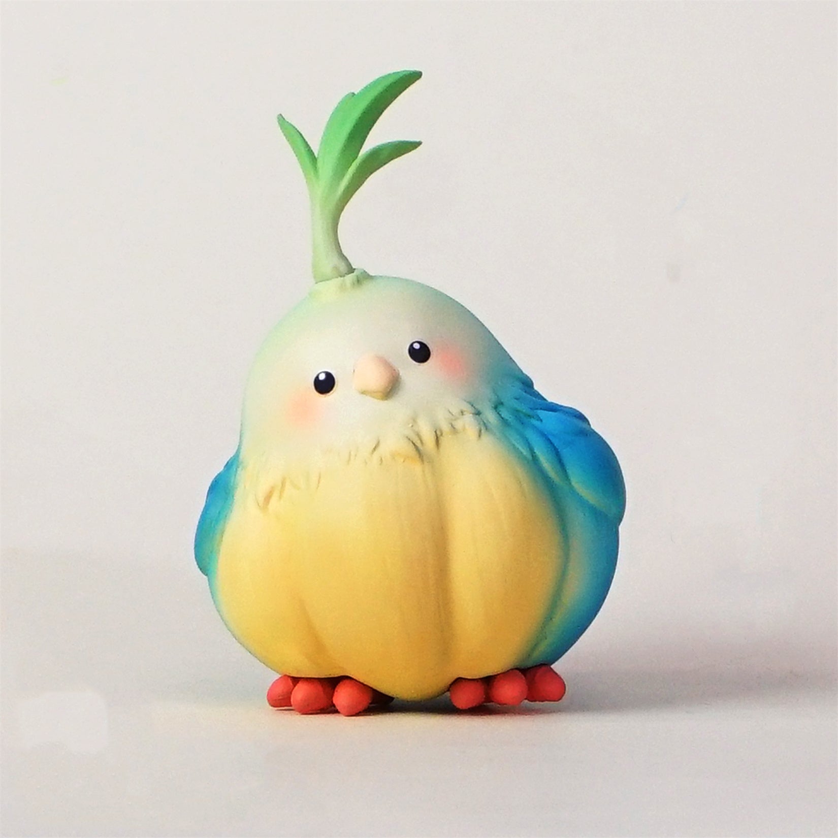 Garlic Bird Model Resin Animal Figure