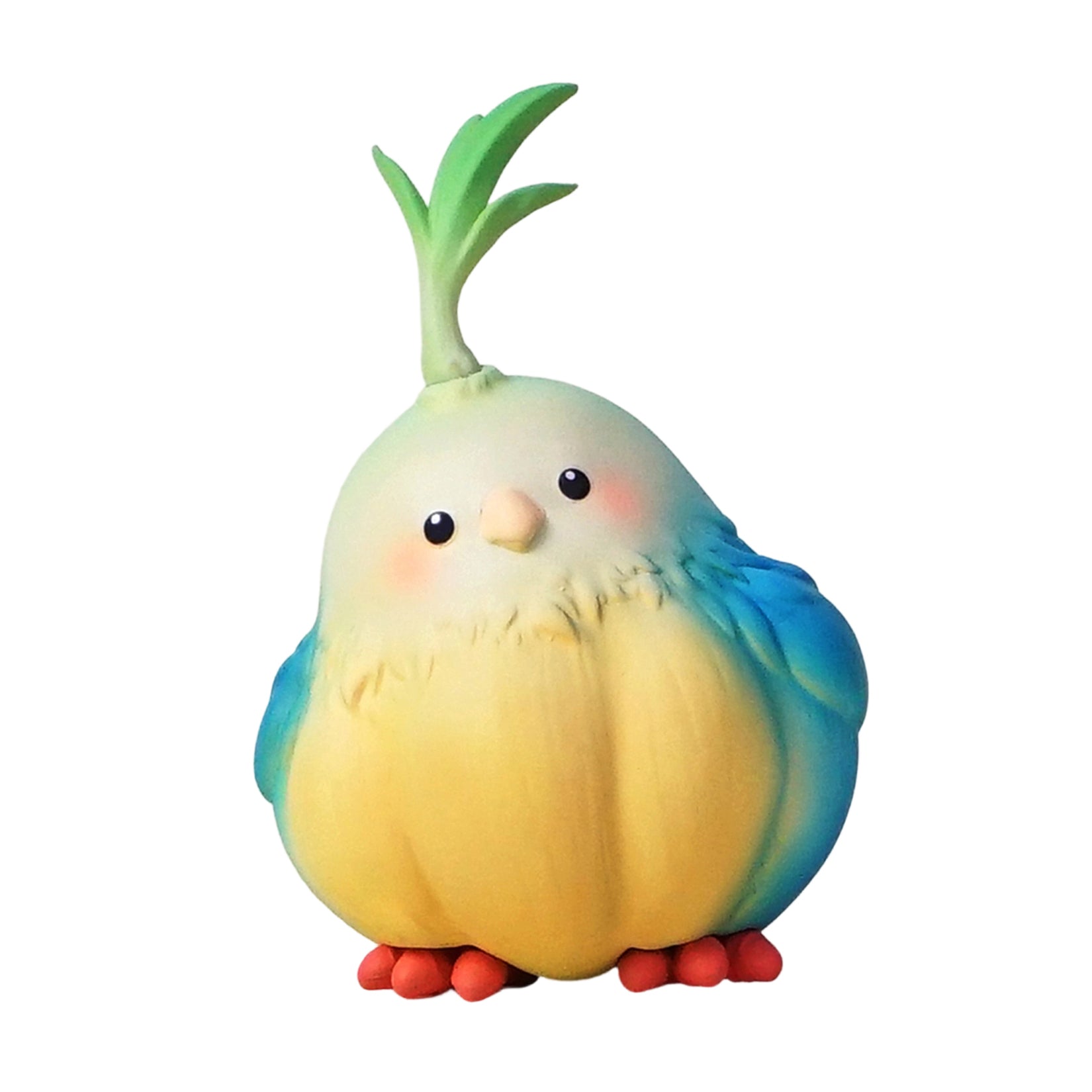 Garlic Bird Model Resin Animal Figure
