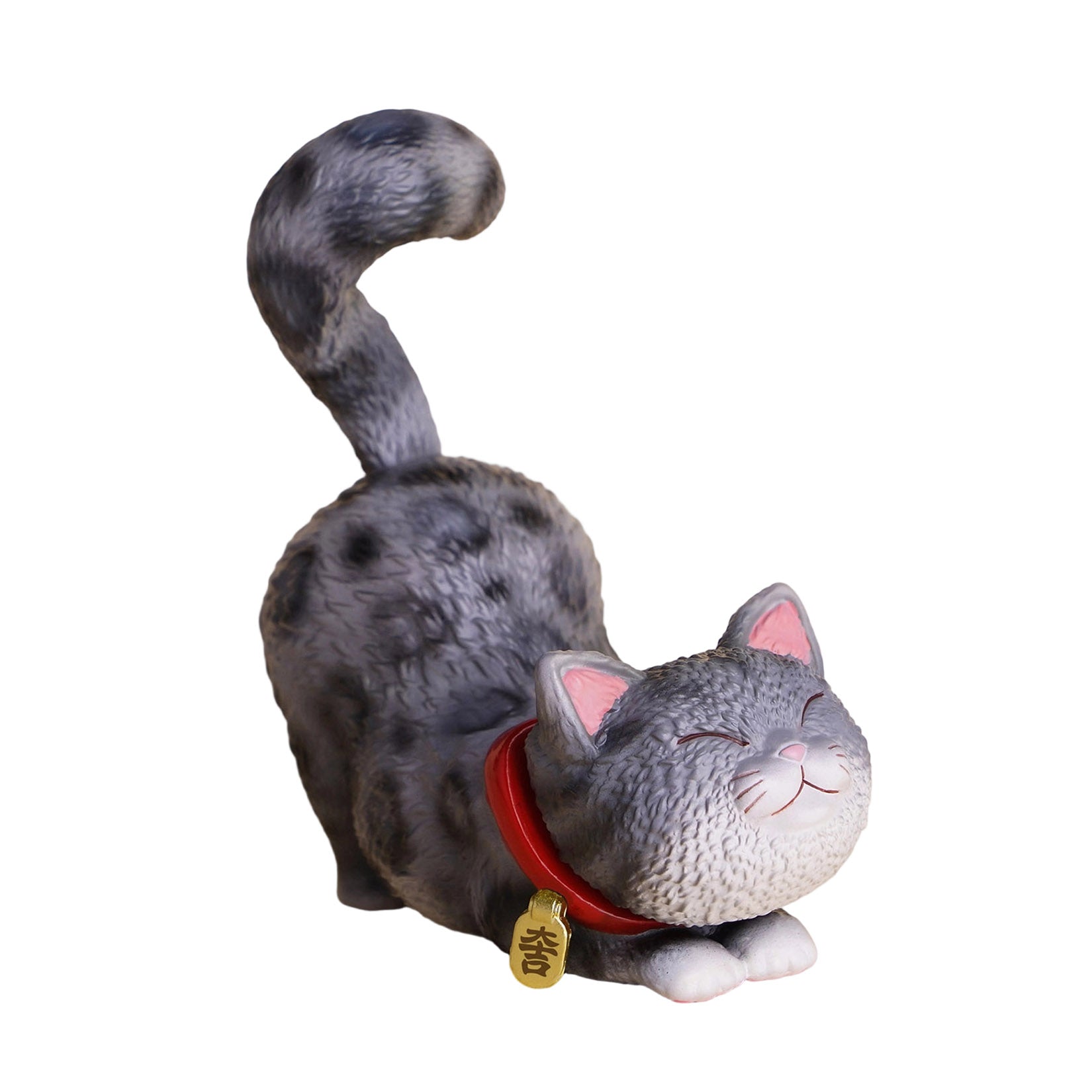 Flop-over Cat Model Resin Animal Figure