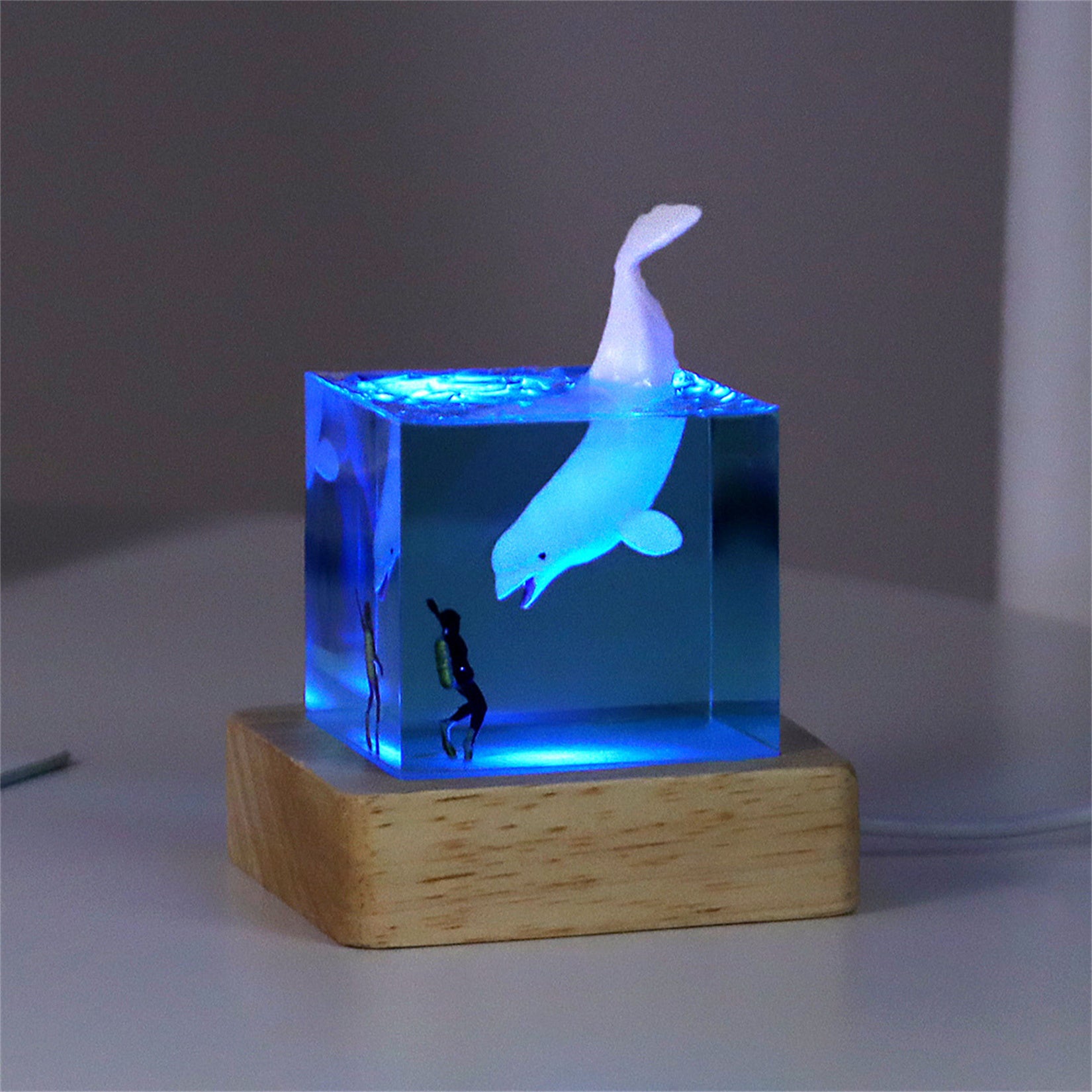 Marine Animals Resin Figurine Night light