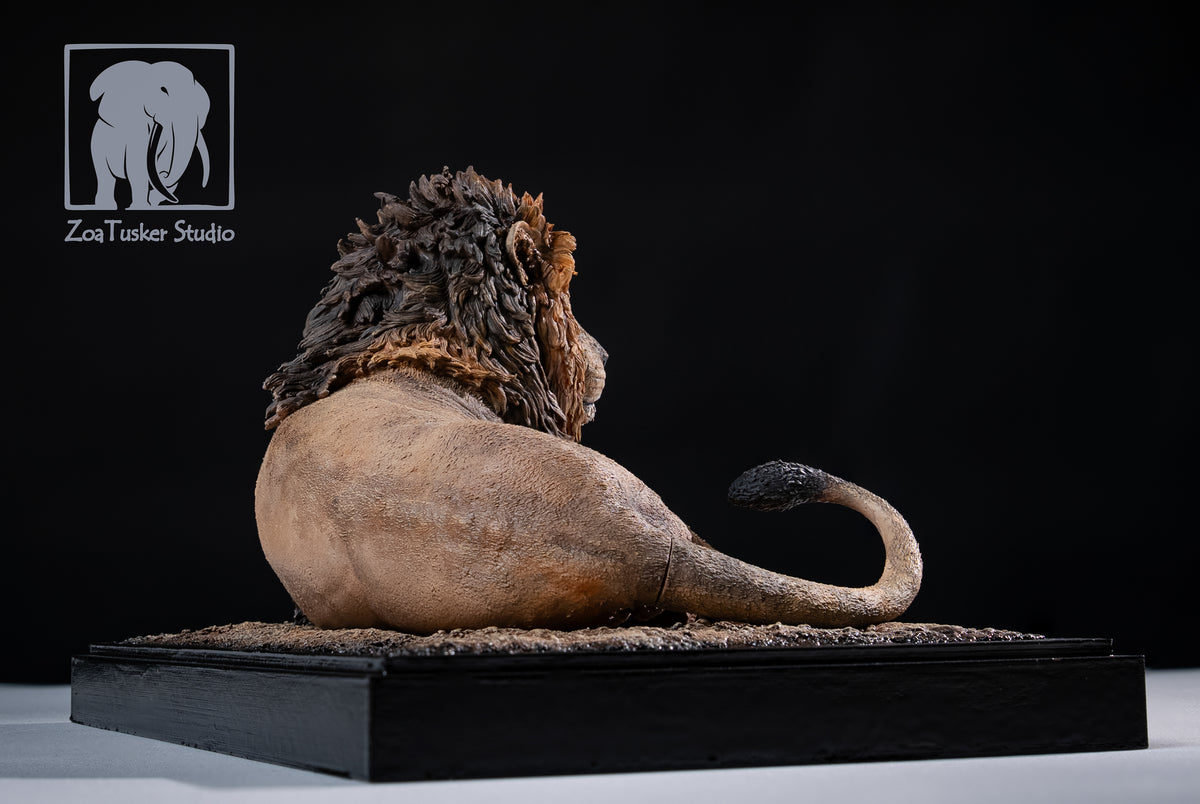 De CLAY Studio Weißes Nashorn Modell
