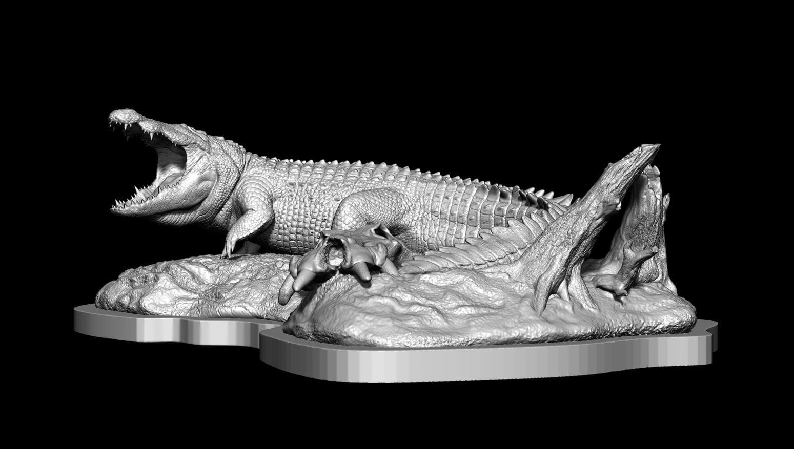 The Crocs Man Studio Nile Crocodile Gustave Model