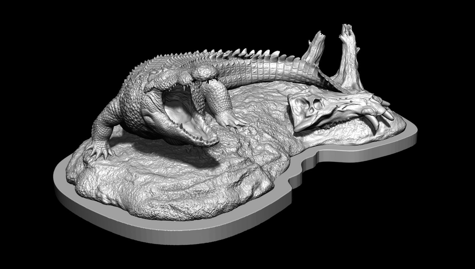 The Crocs Man Studio Nile Crocodile Gustave Model