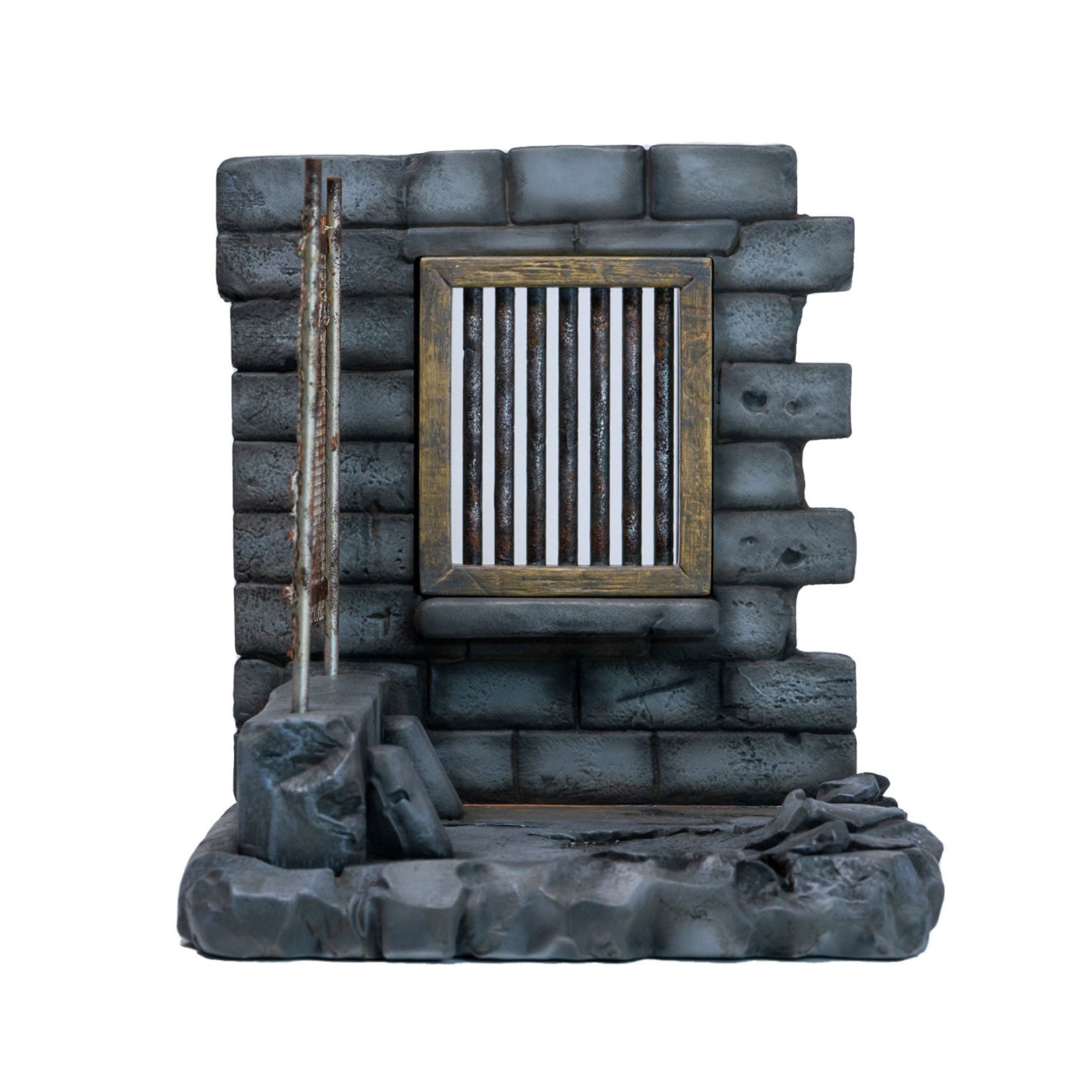 MMMTOYS 1:12 Scale Ruined Wall Outpost Model