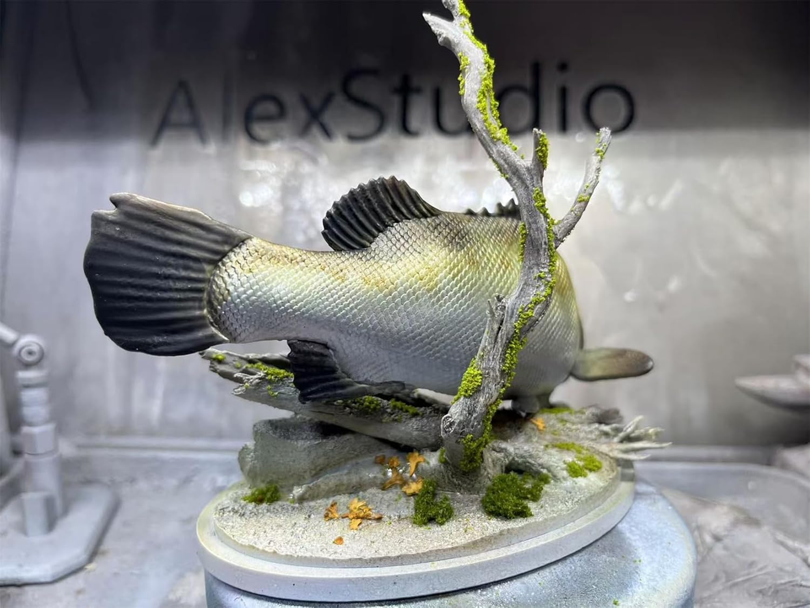 Alex Studio Largemouth Bass Model