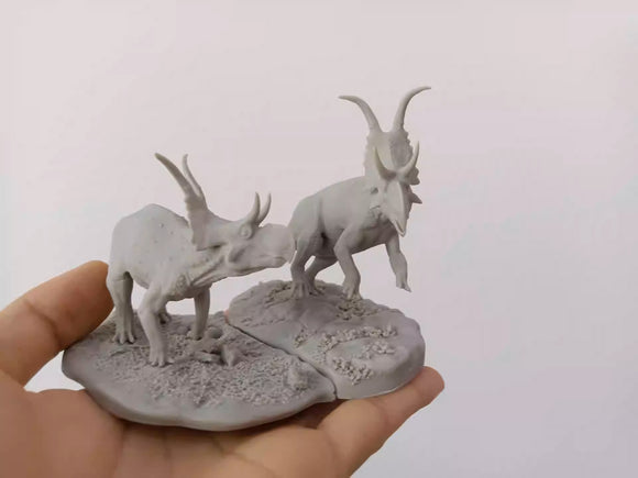 XINYAN STUDIO 1/35 Scale Diabloceratops Scene Model